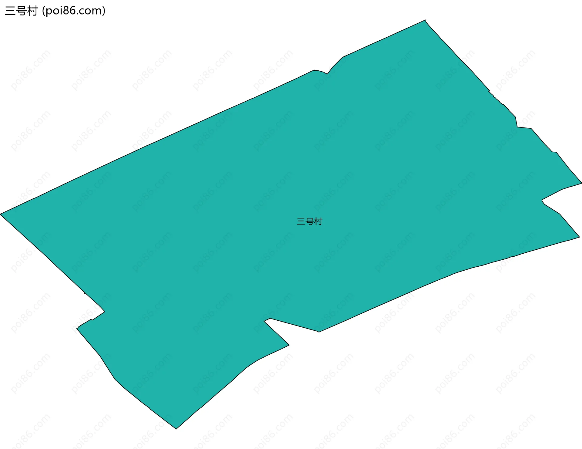三号村边界地图