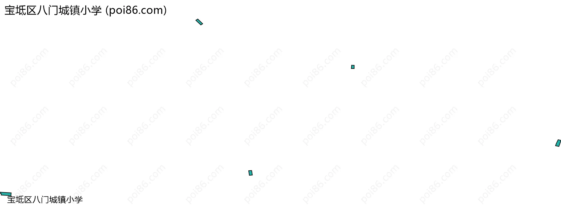 宝坻区八门城镇小学边界地图