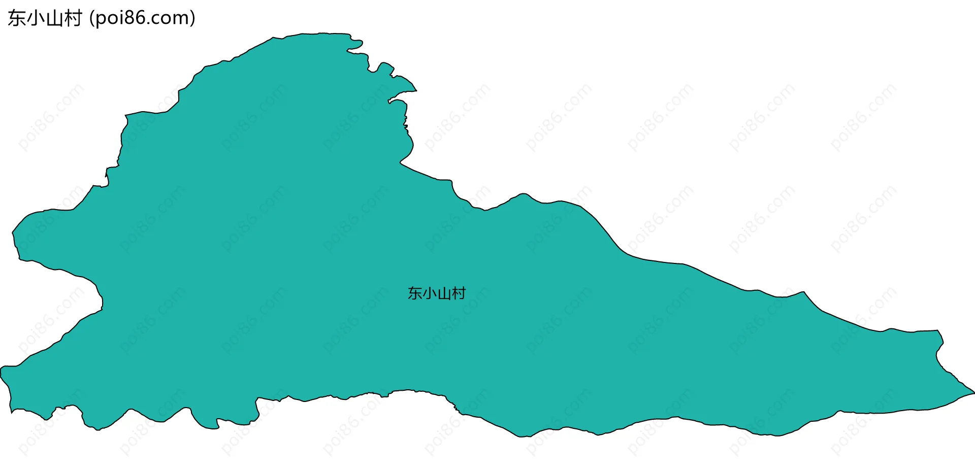 东小山村边界地图