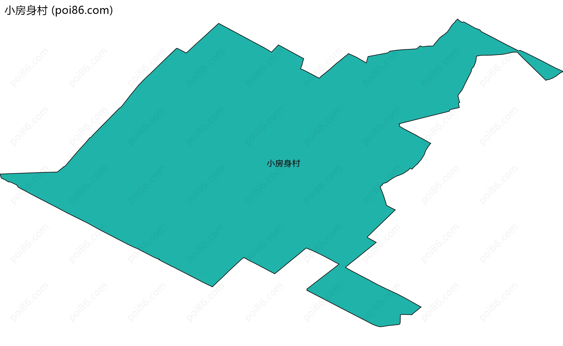 小房身村边界地图