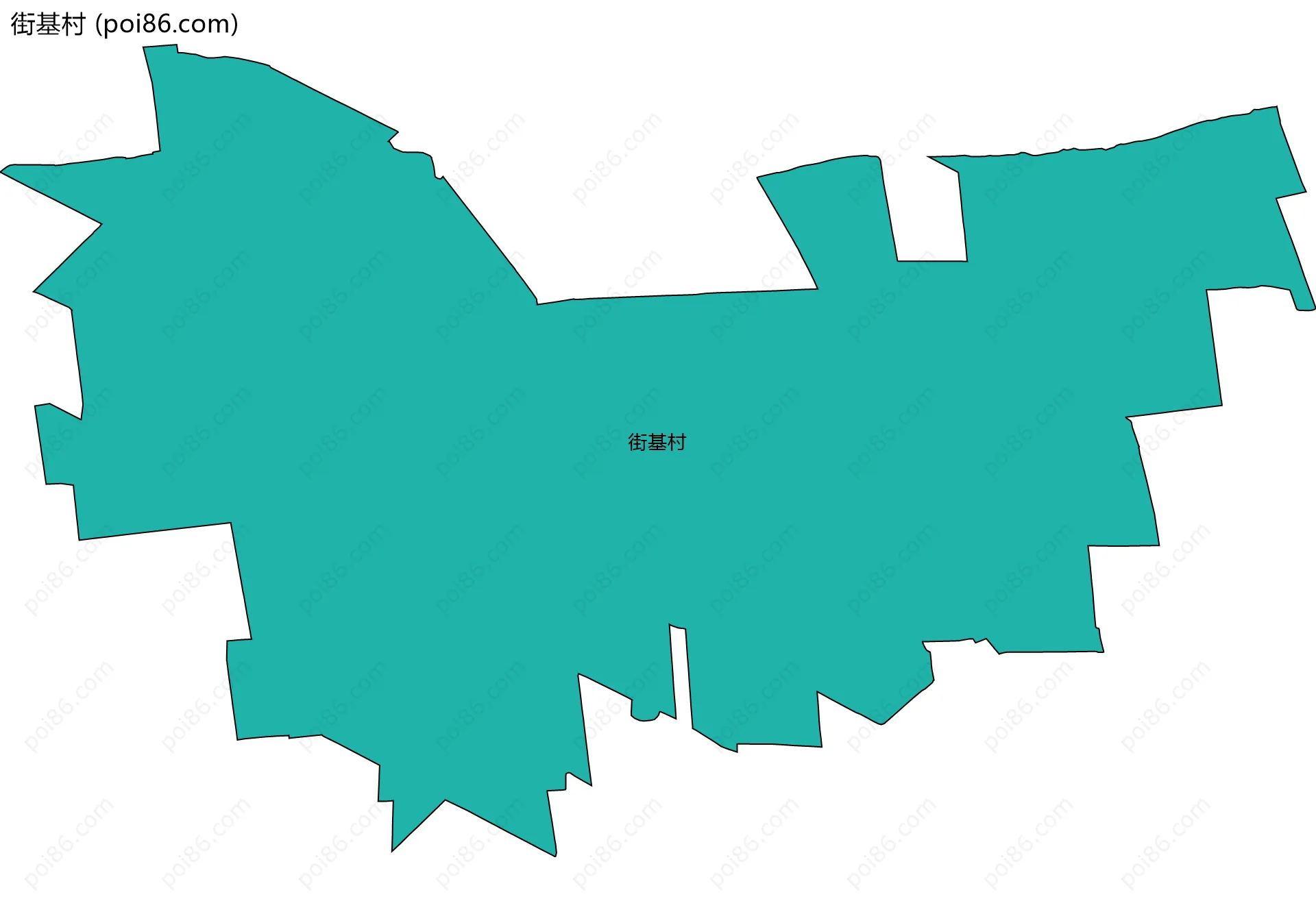 街基村边界地图