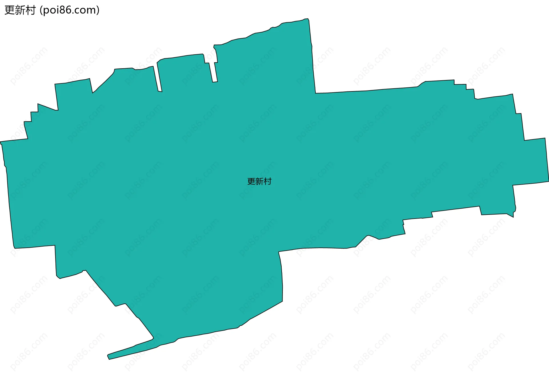 更新村边界地图