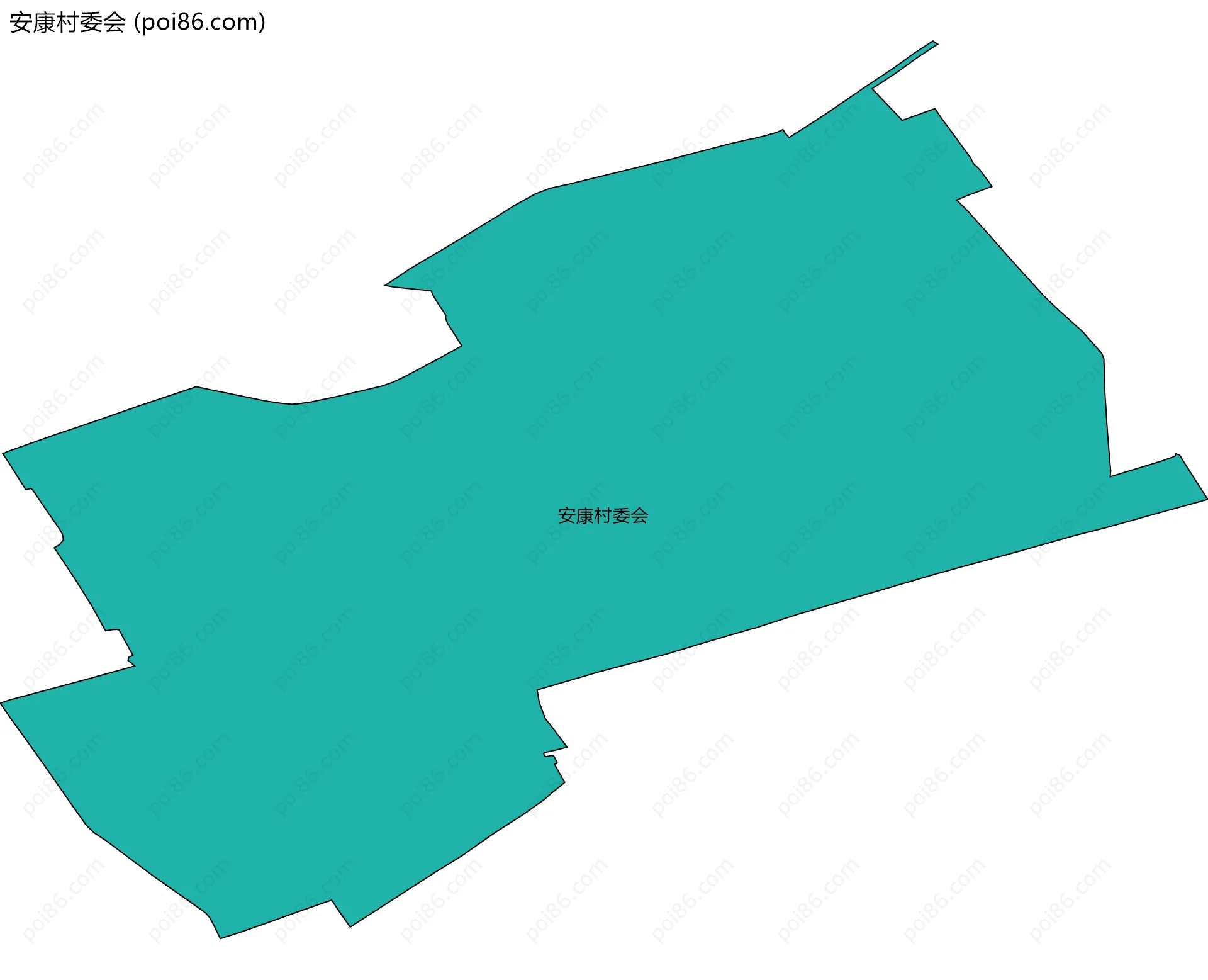 安康村委会边界地图