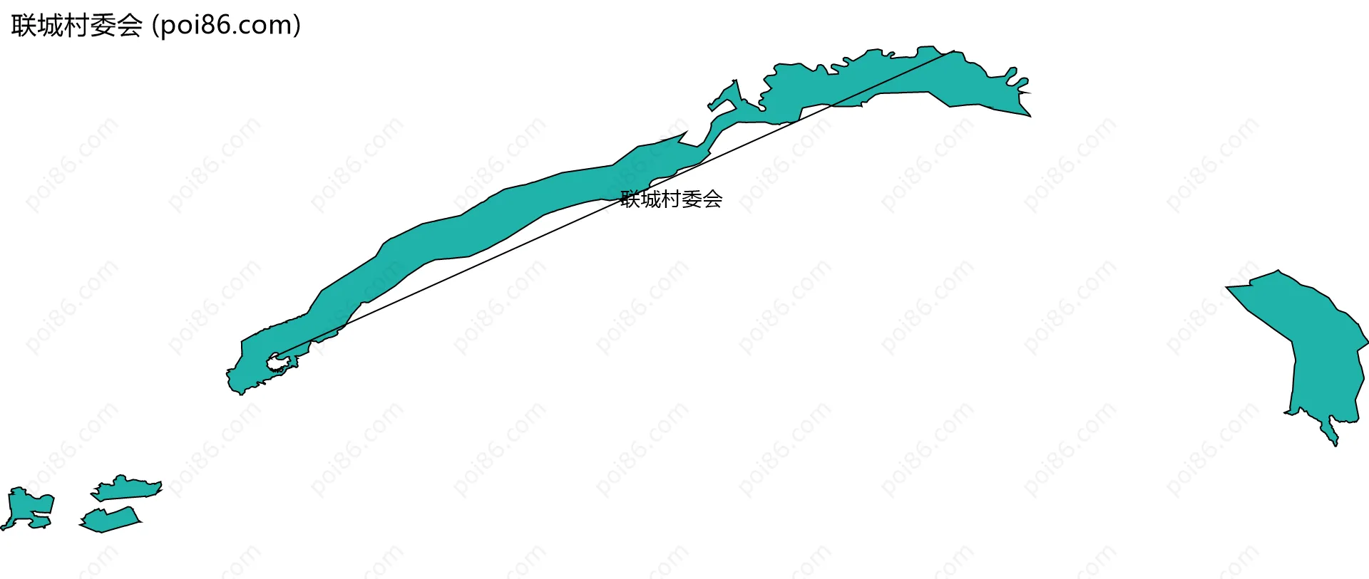 联城村委会边界地图