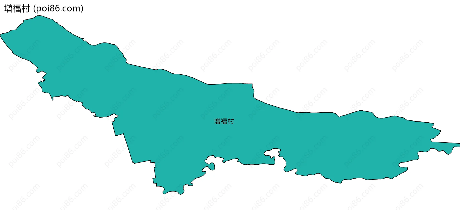 增福村边界地图