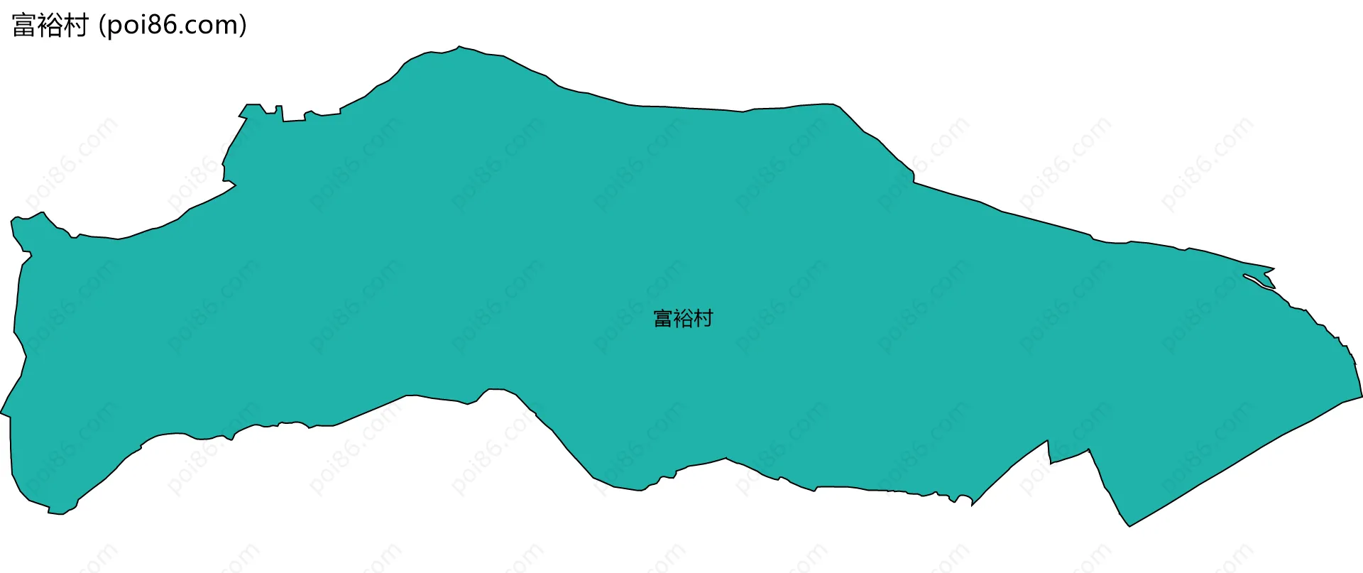 富裕村边界地图