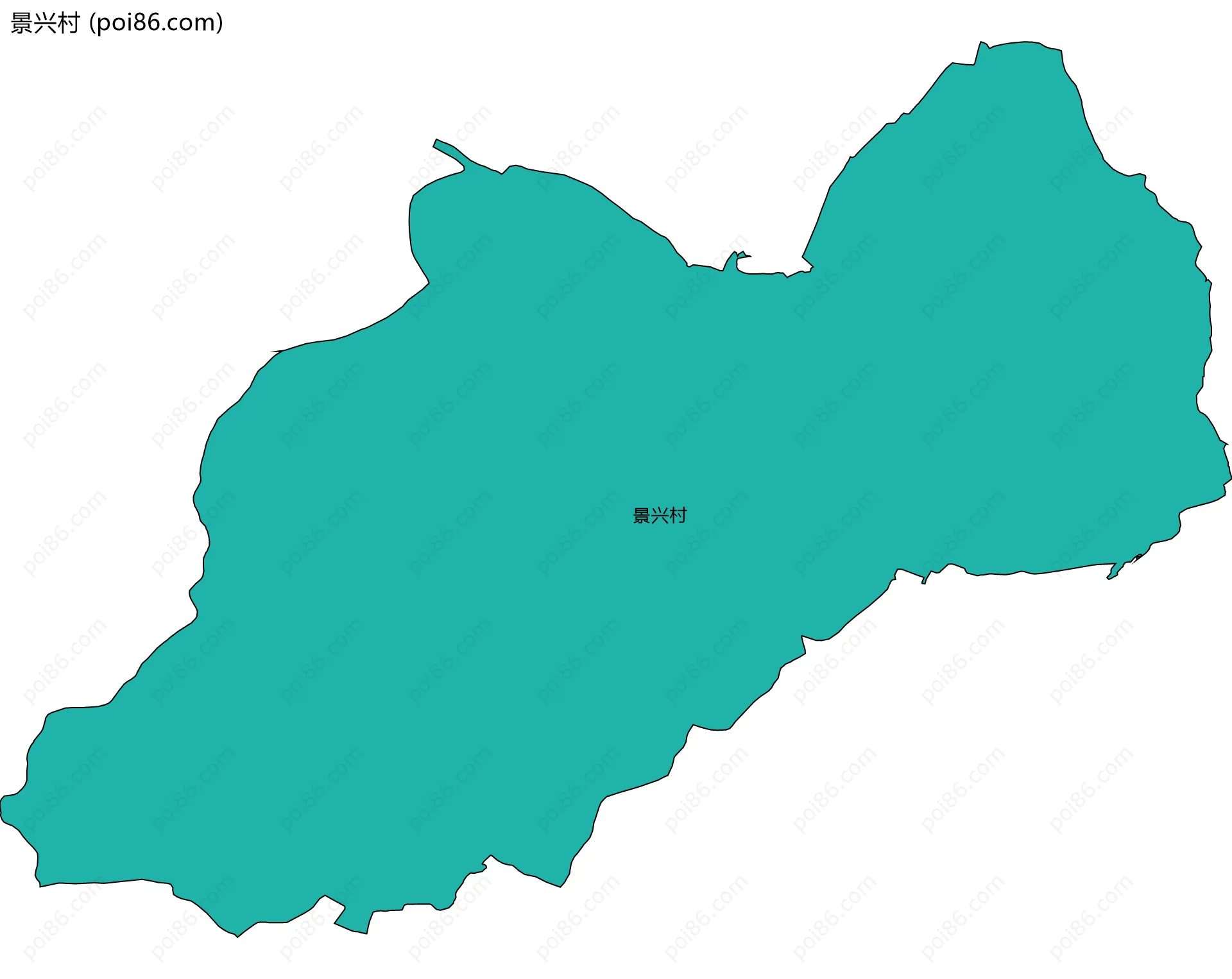 景兴村边界地图