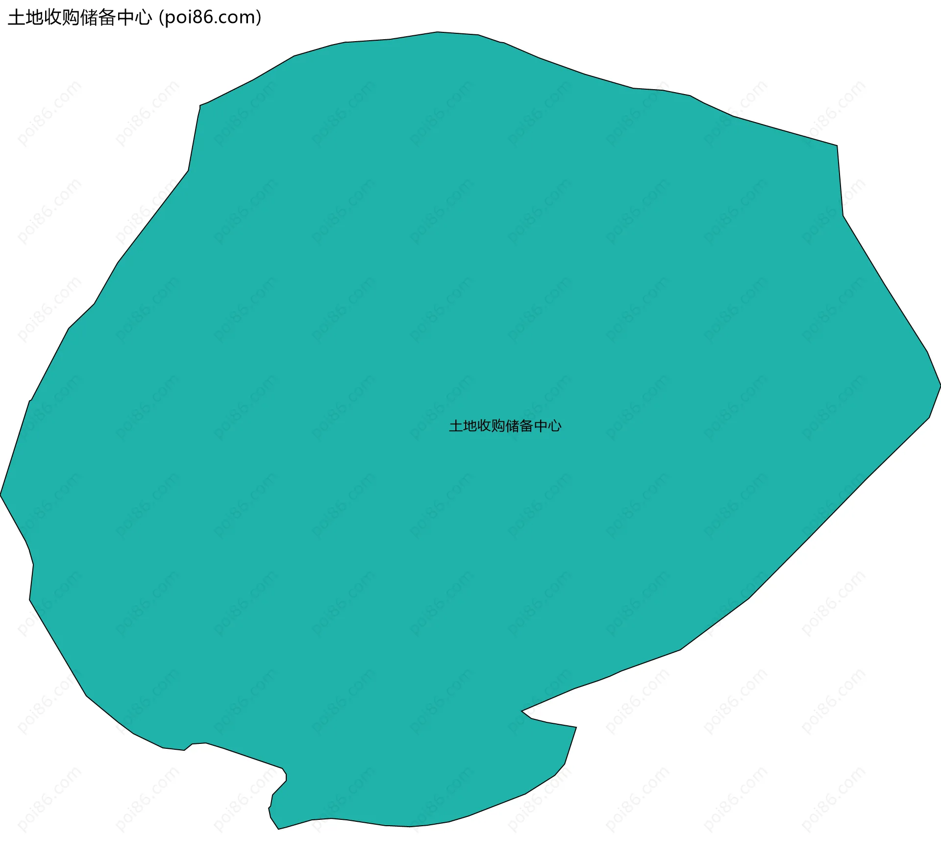 土地收购储备中心边界地图