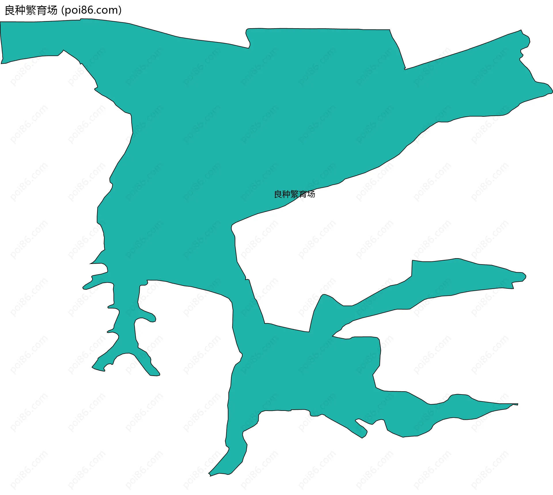 良种繁育场边界地图