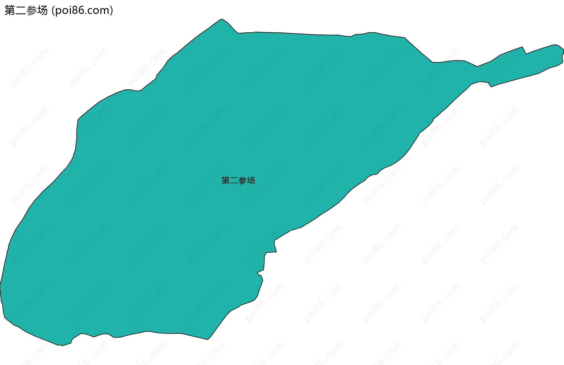 第二参场边界地图