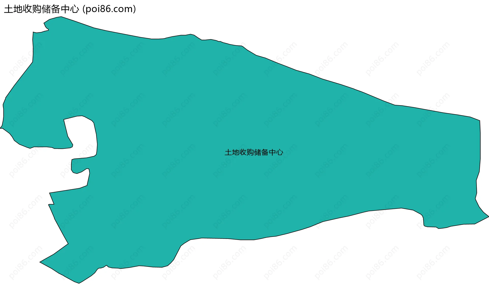 土地收购储备中心边界地图