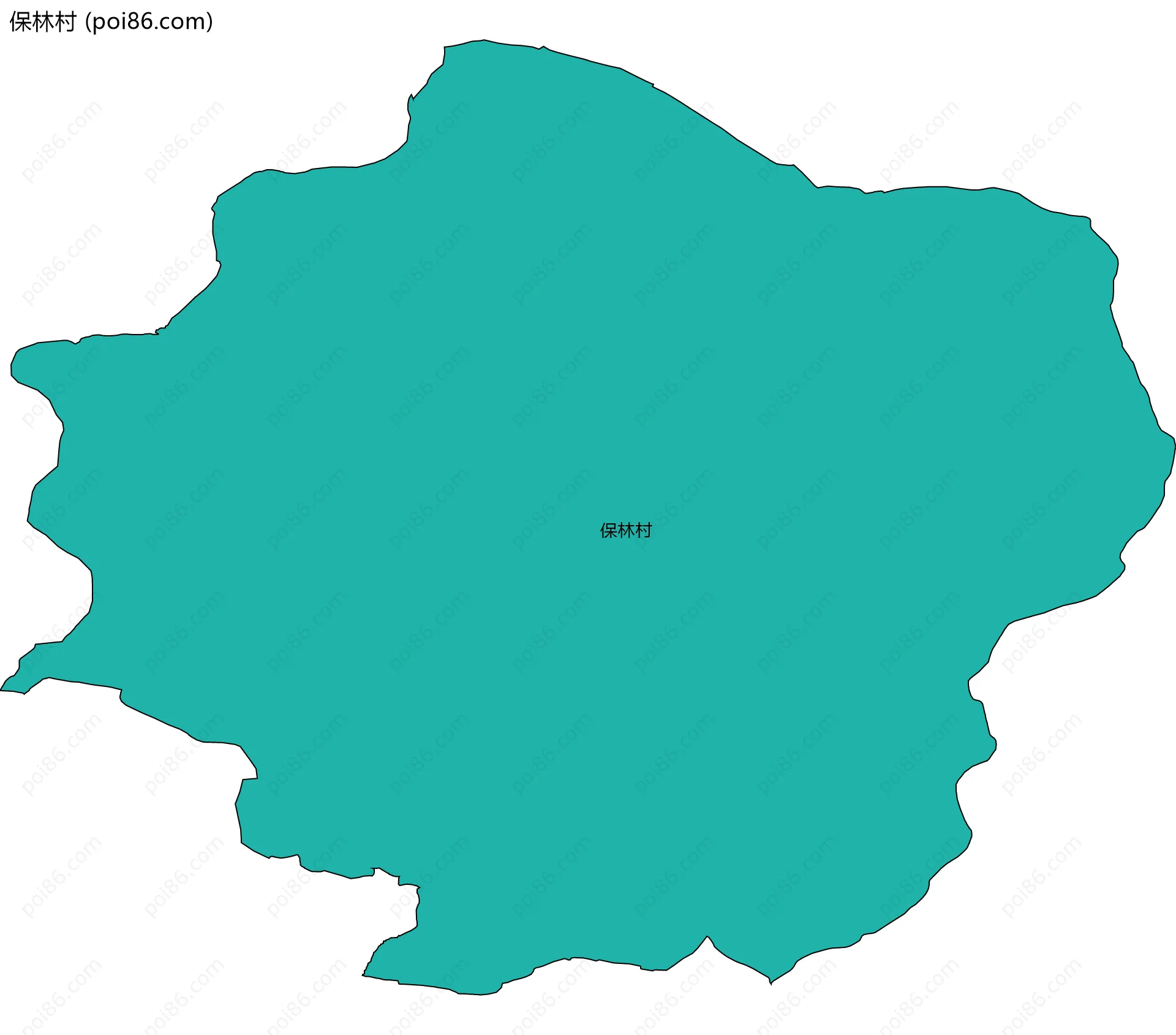 保林村边界地图