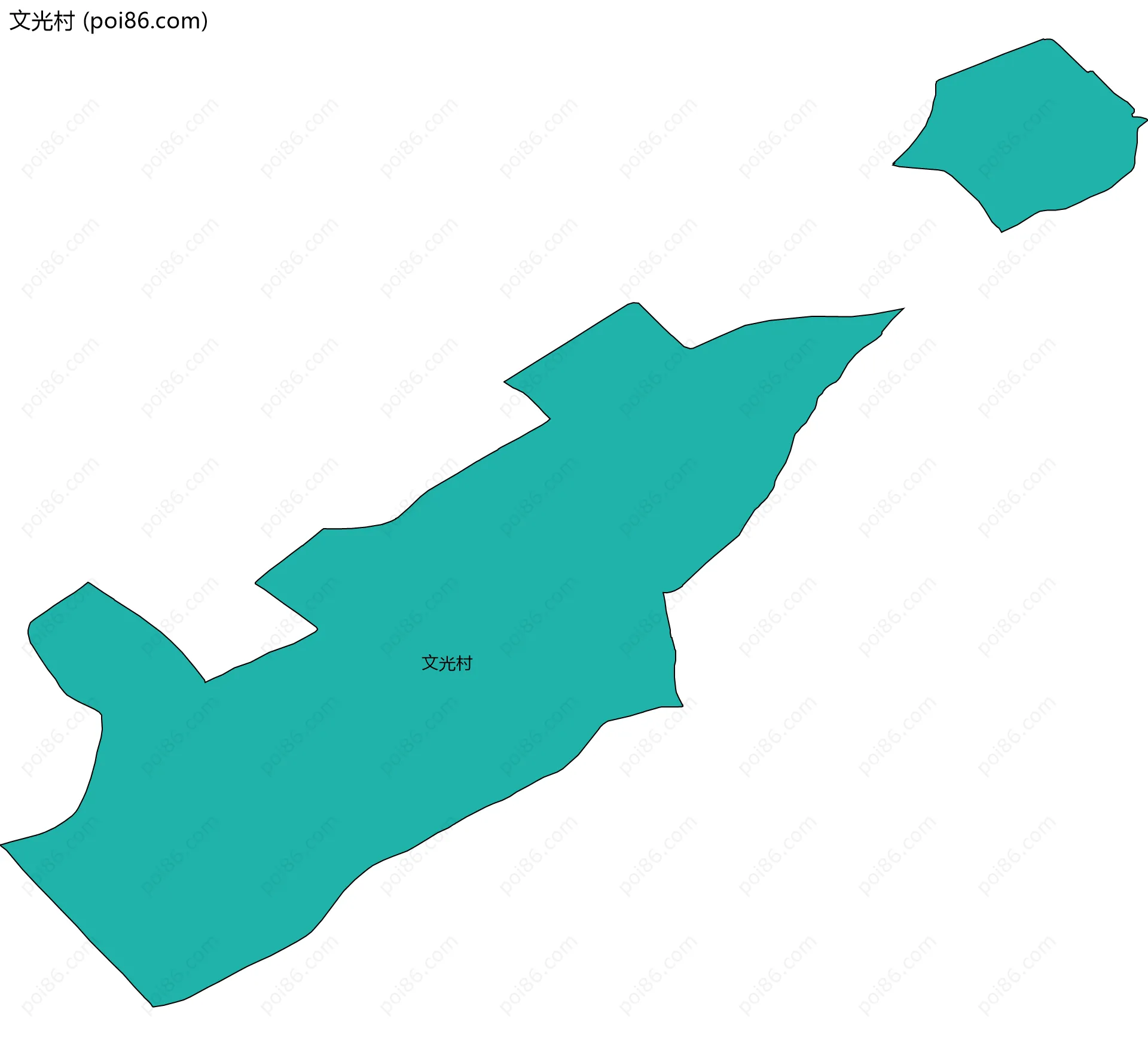 文光村边界地图