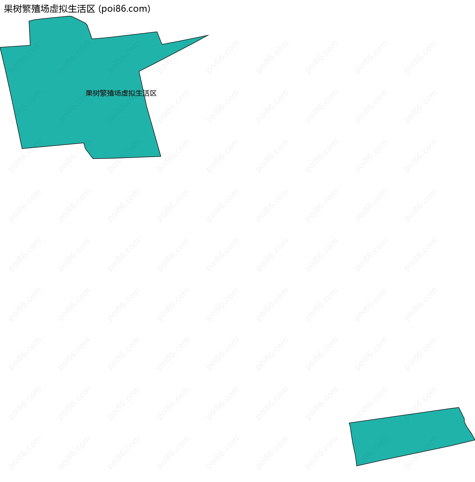 果树繁殖场虚拟生活区边界地图