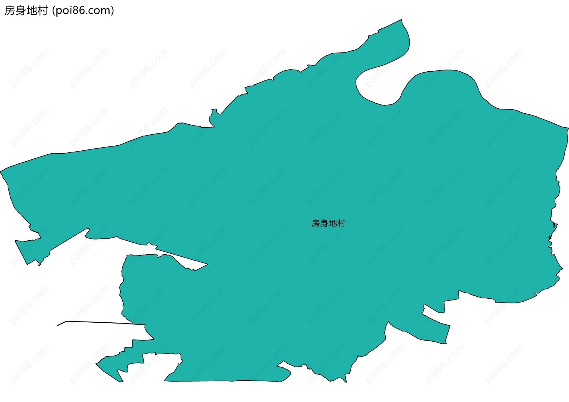 房身地村边界地图