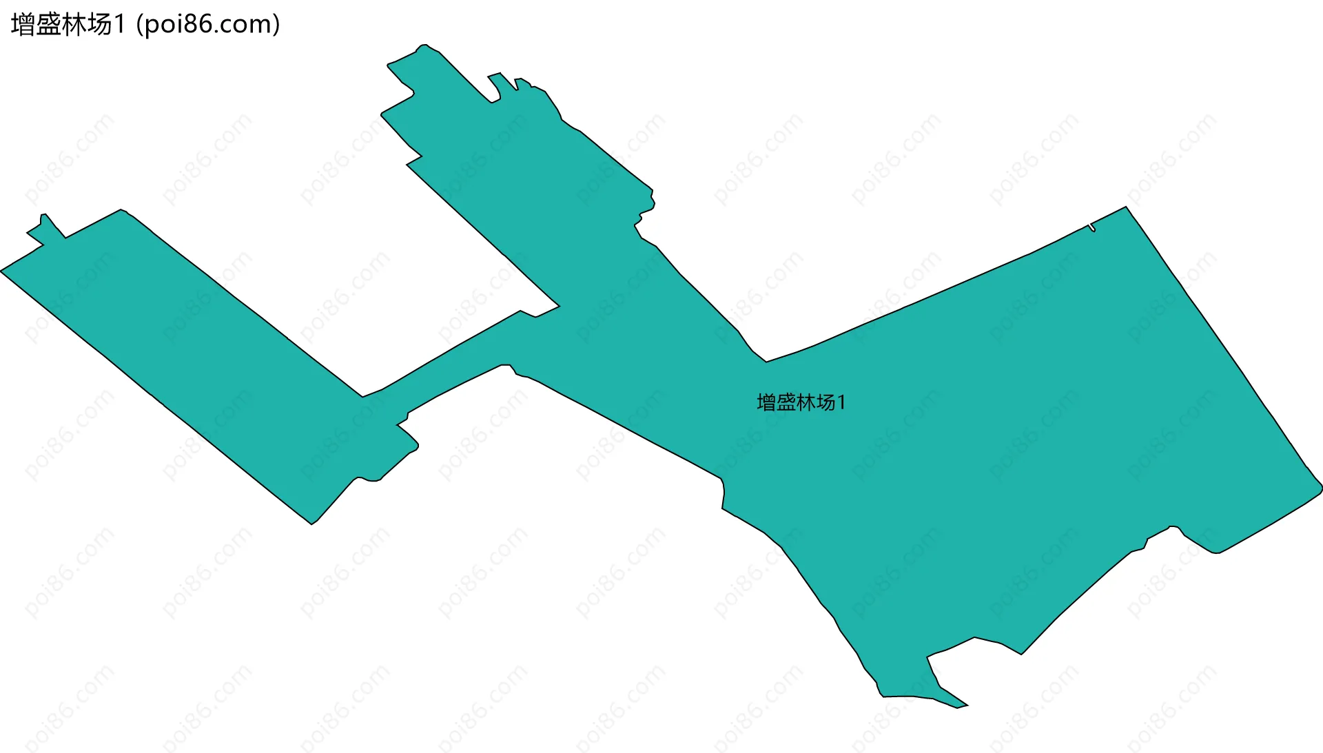 增盛林场1边界地图