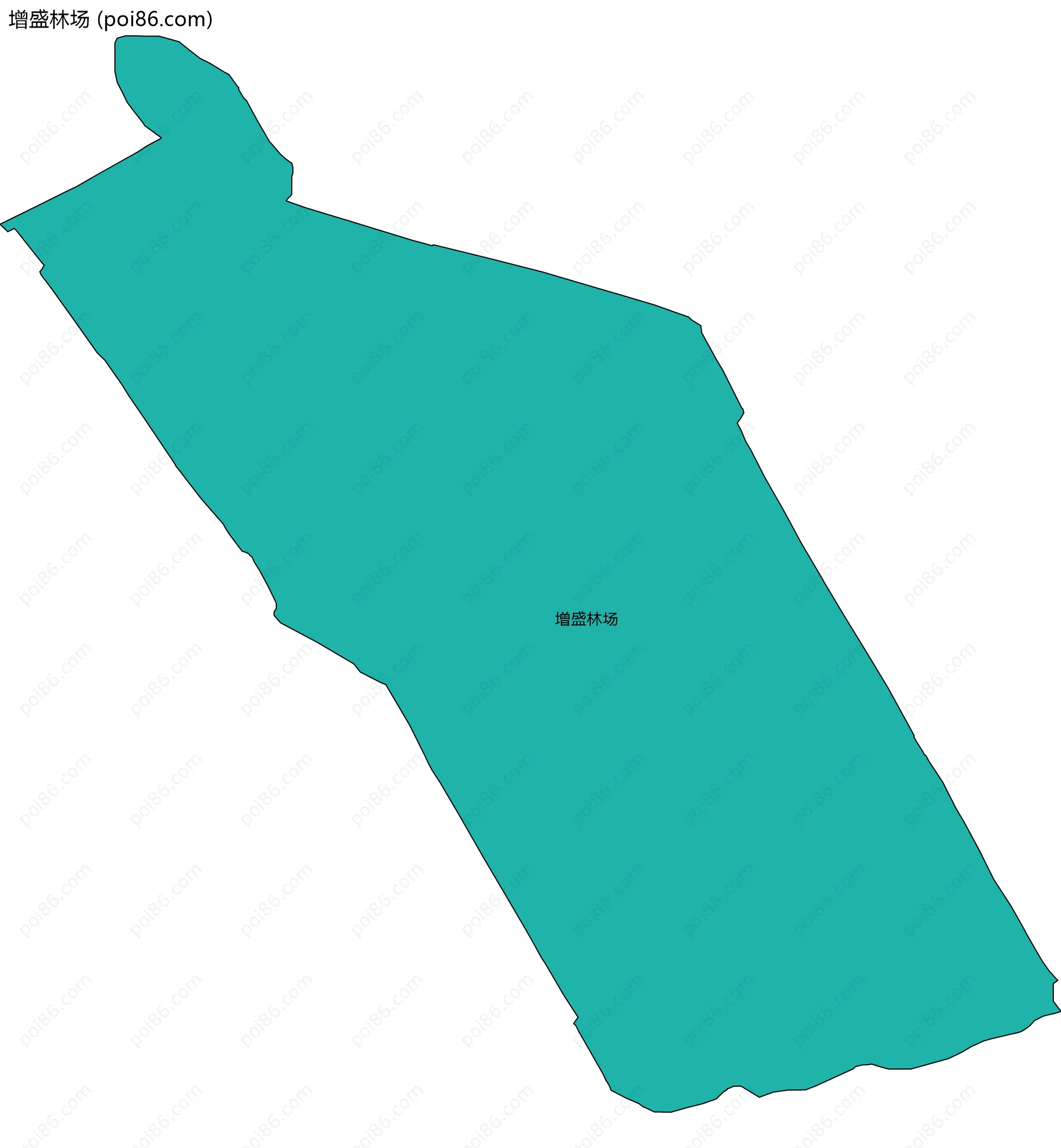 增盛林场边界地图