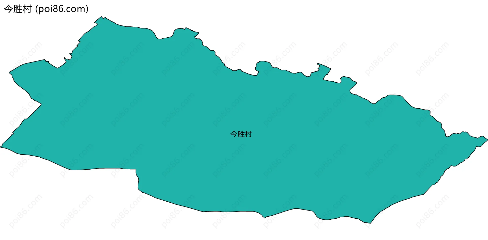 今胜村边界地图