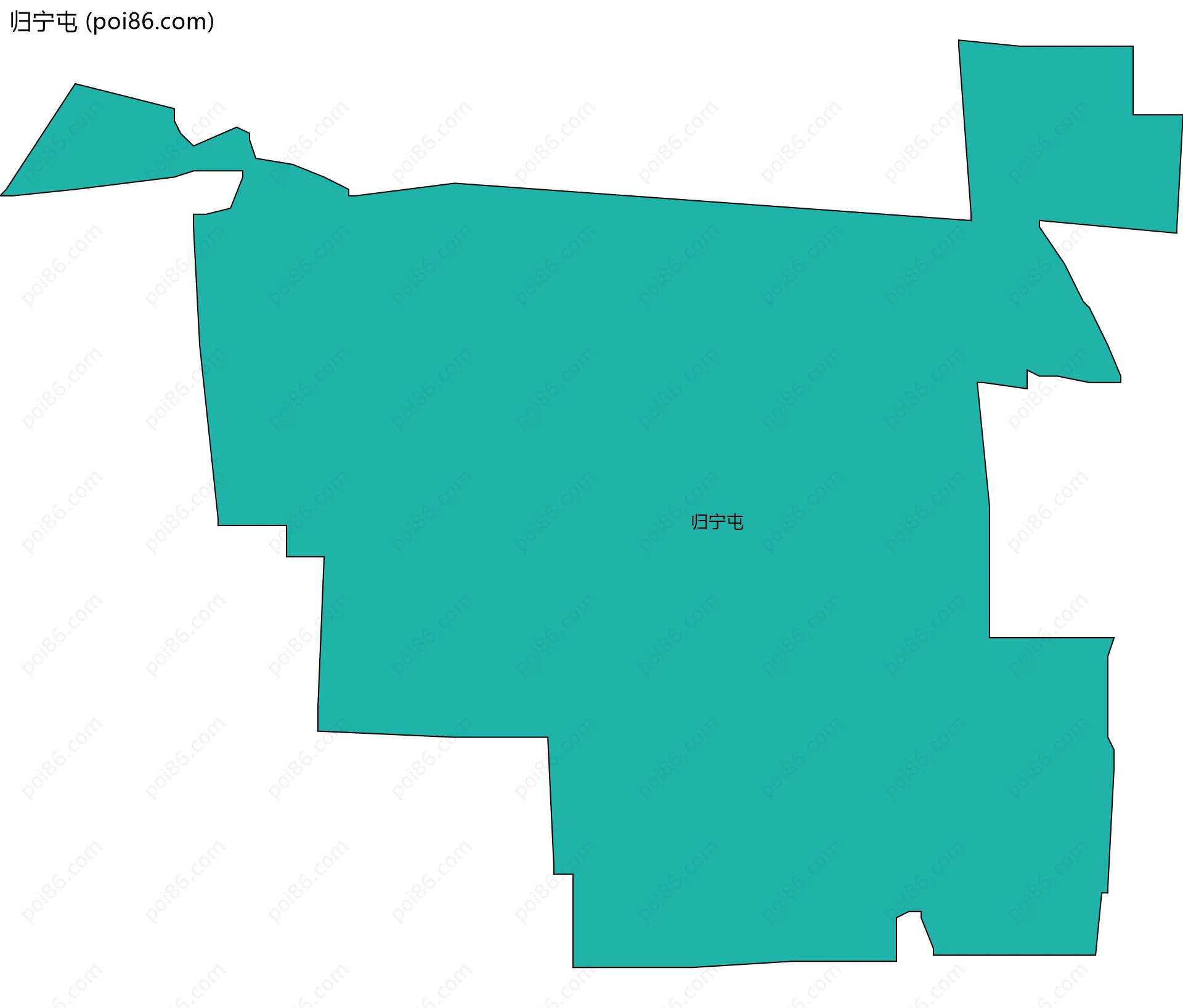 归宁屯边界地图