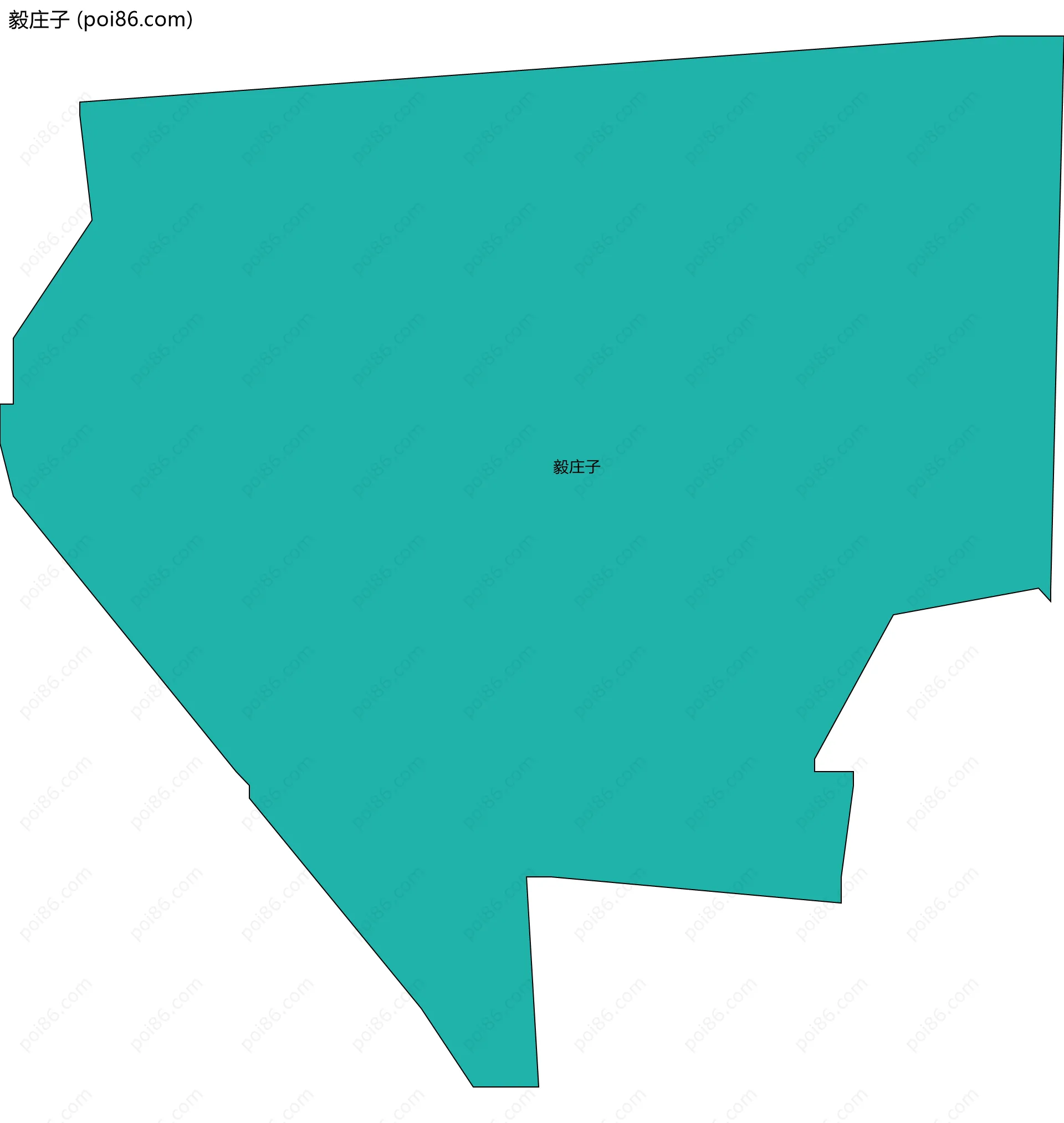 毅庄子边界地图