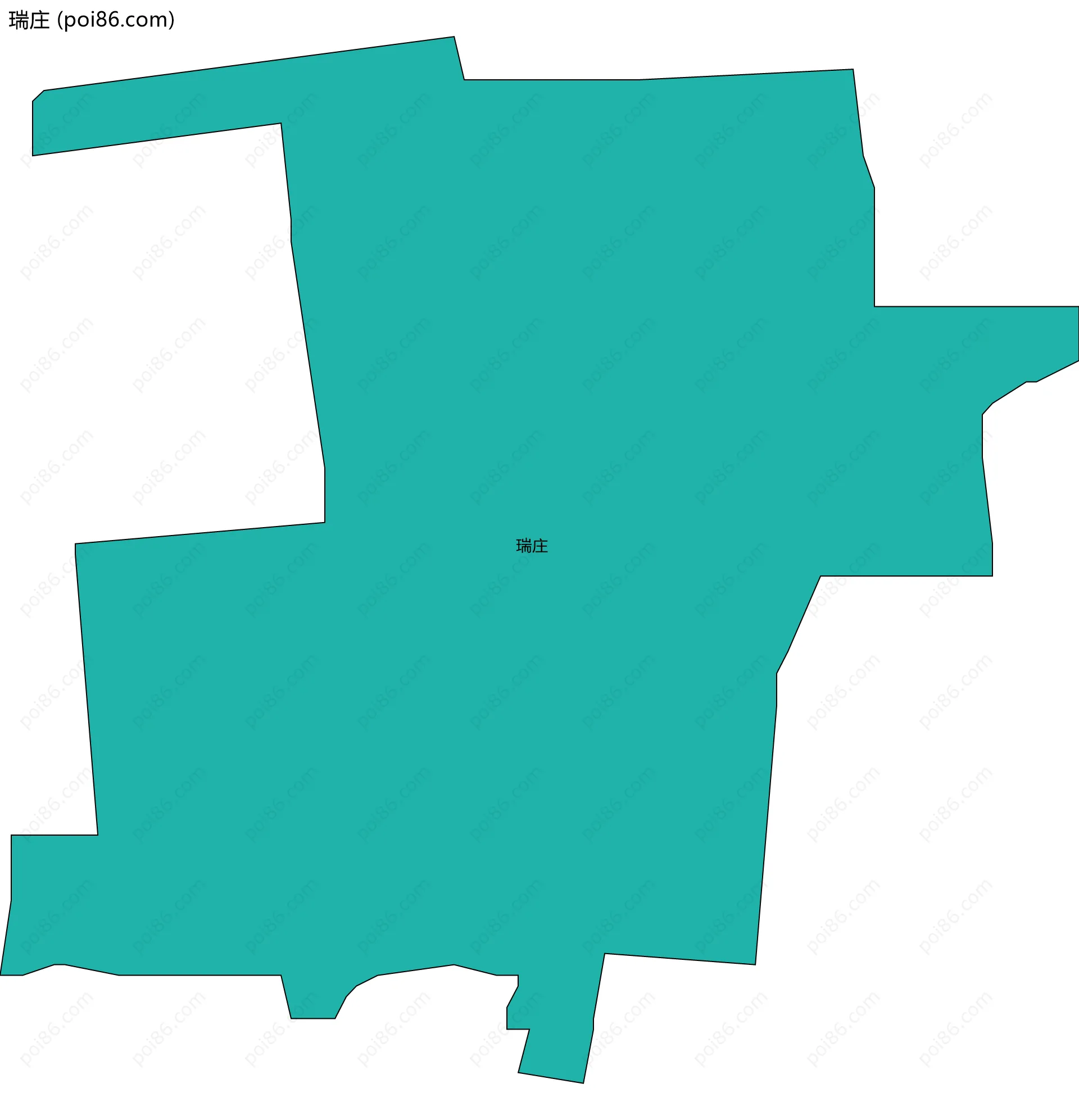 瑞庄边界地图