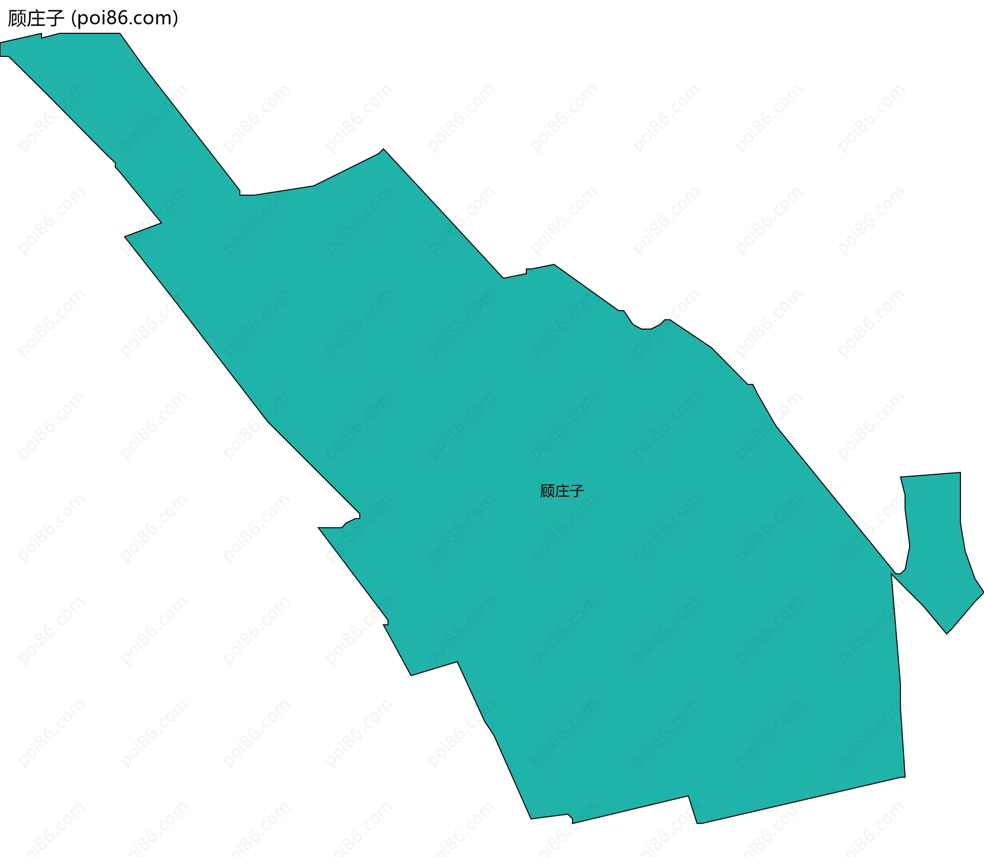 顾庄子边界地图