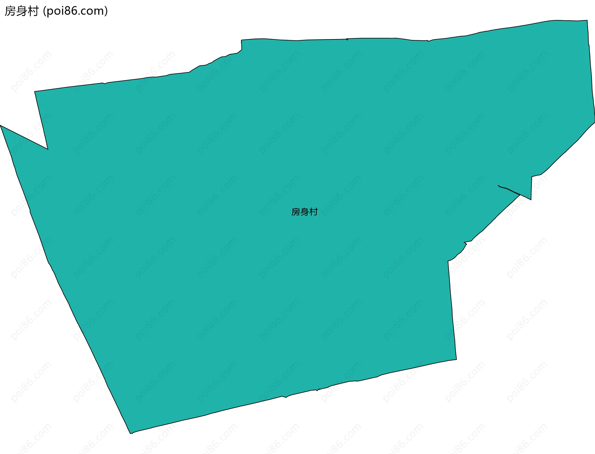 房身村边界地图