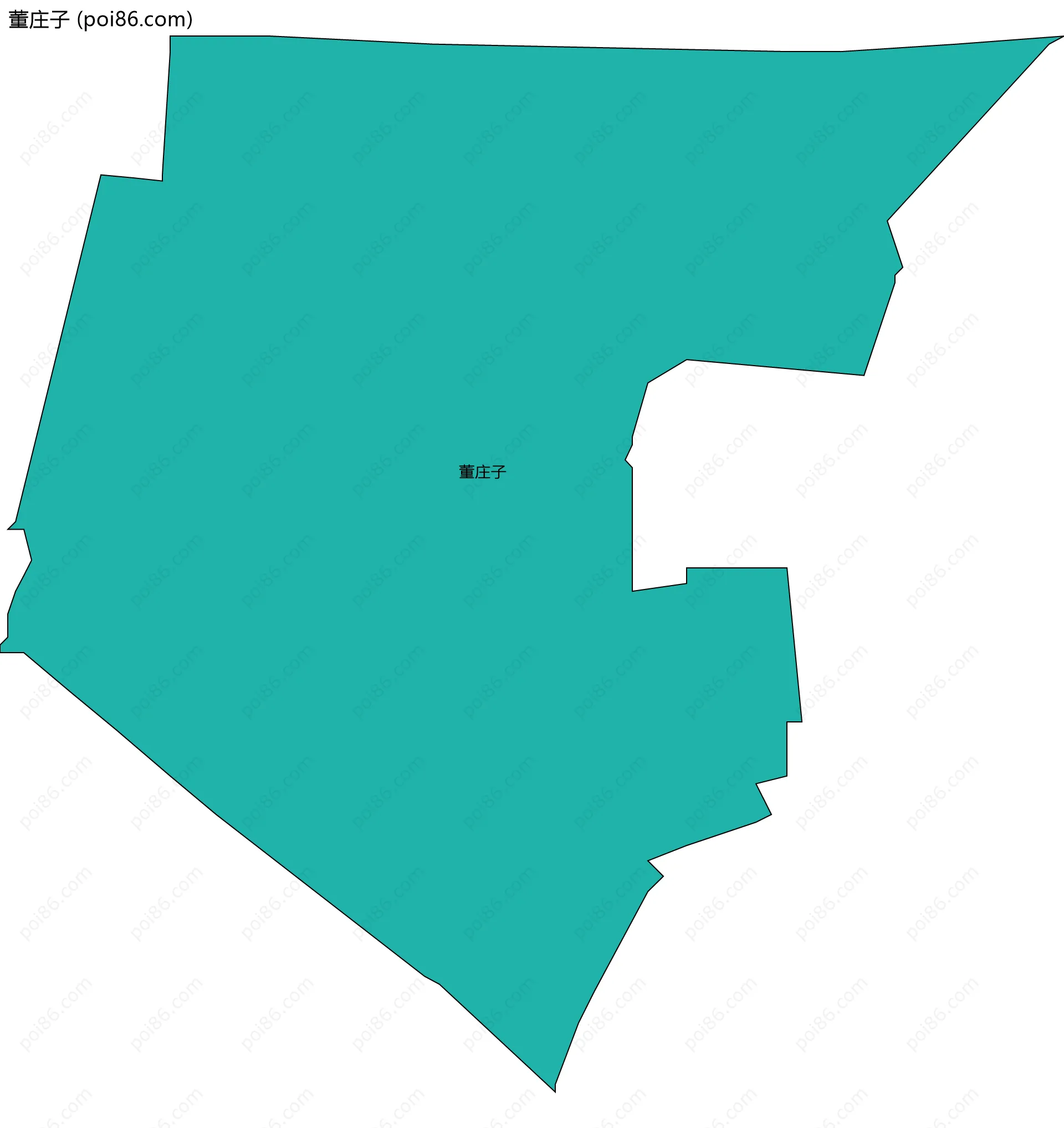 董庄子边界地图