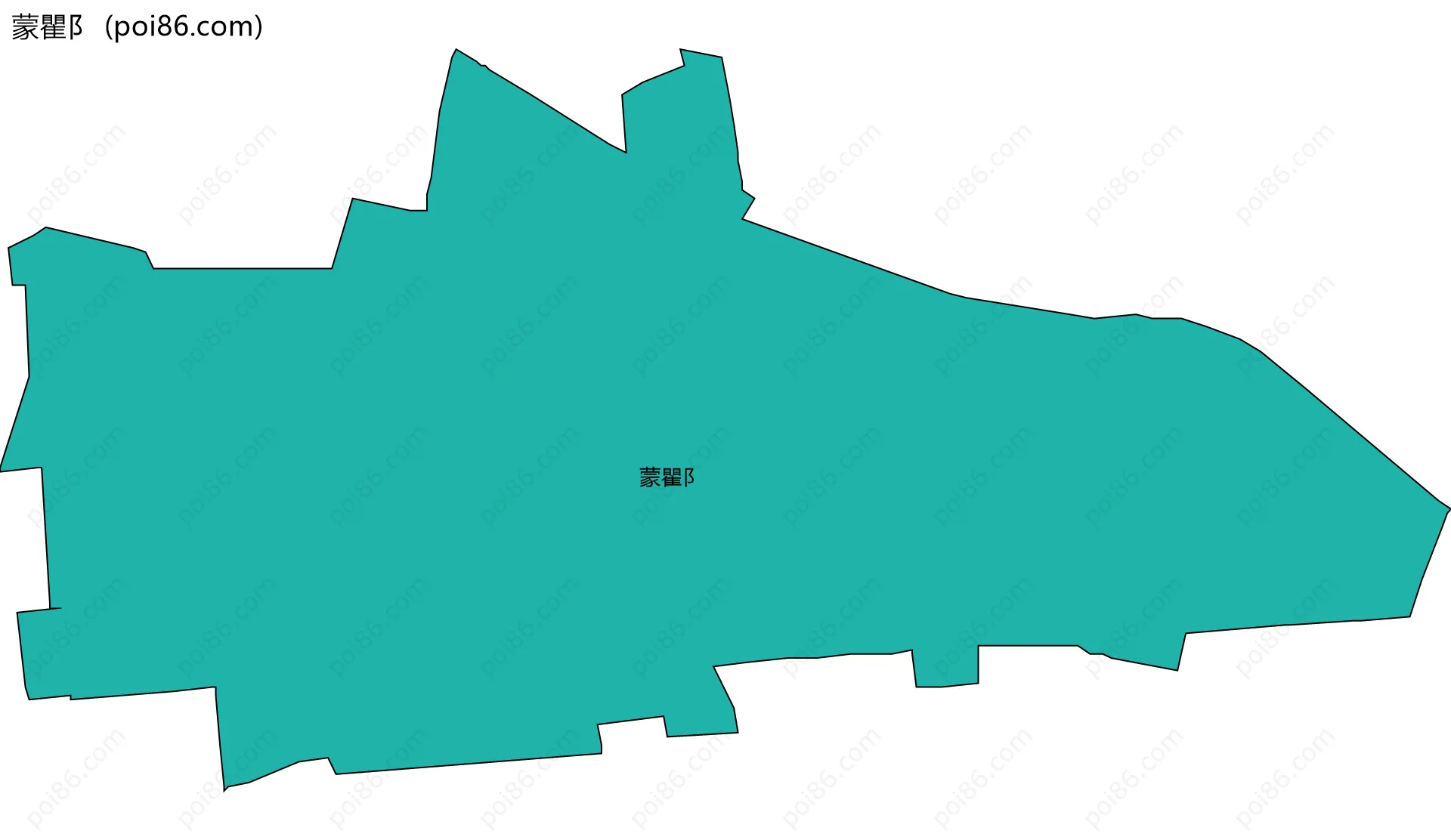 蒙瞿阝边界地图