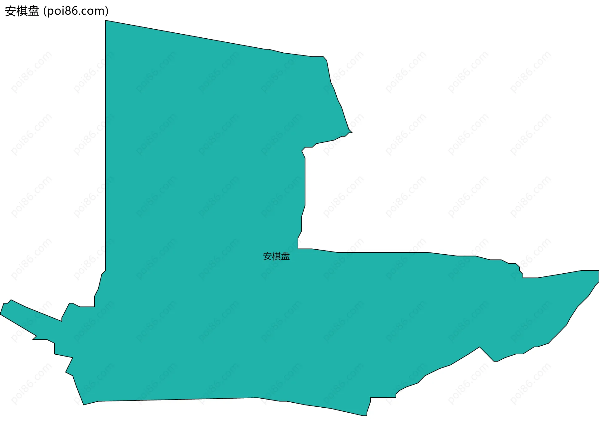 安棋盘边界地图
