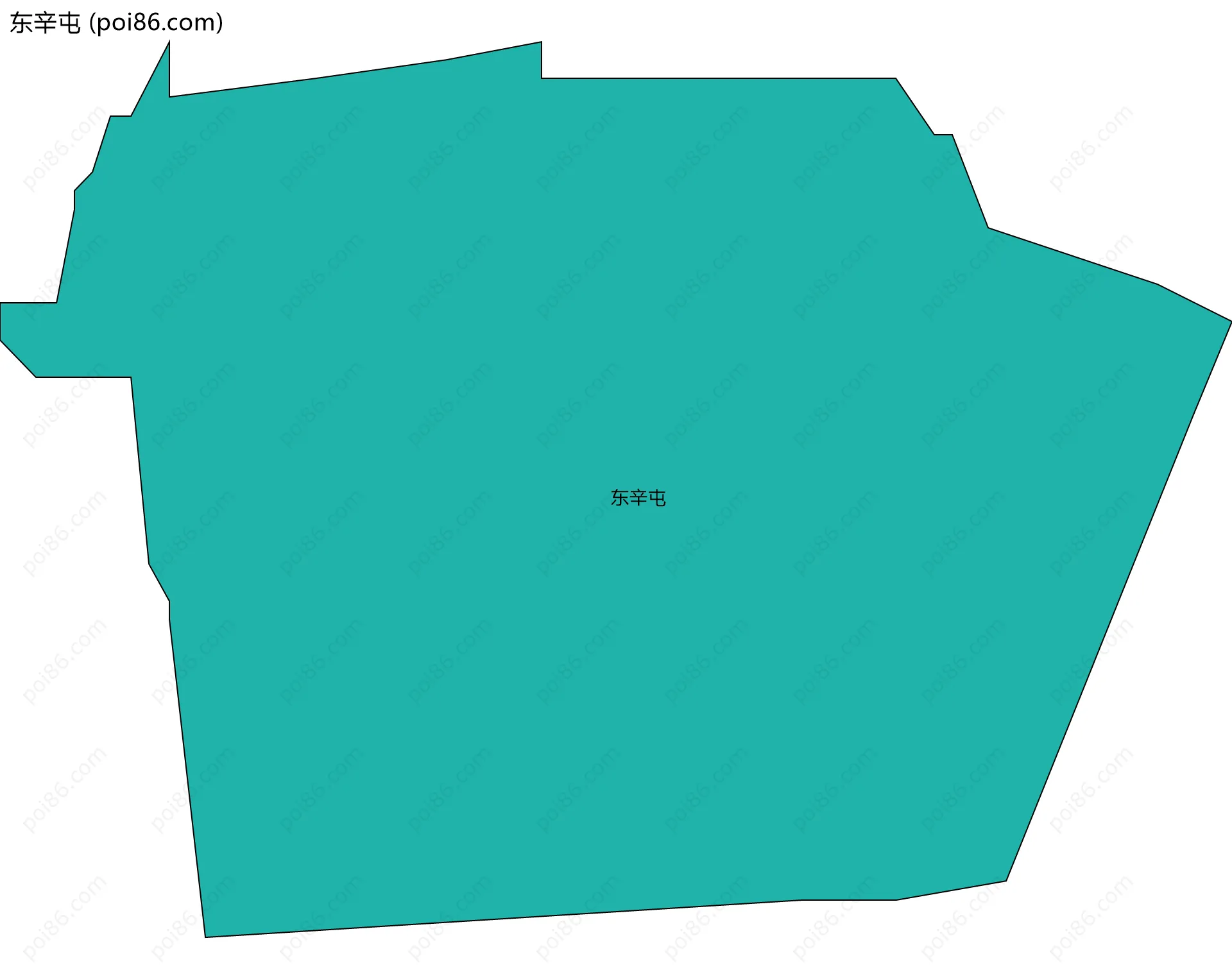 东辛屯边界地图