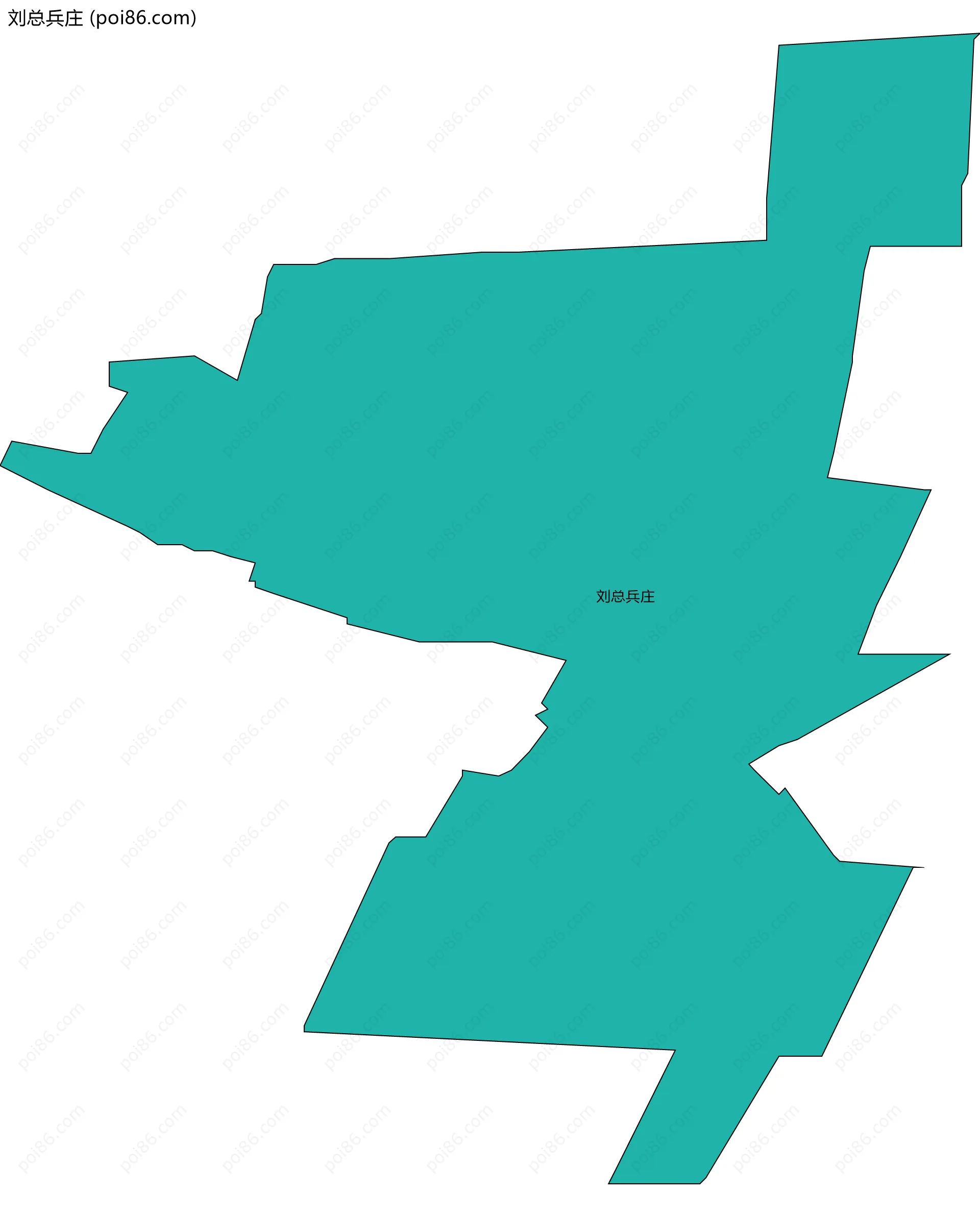 刘总兵庄边界地图