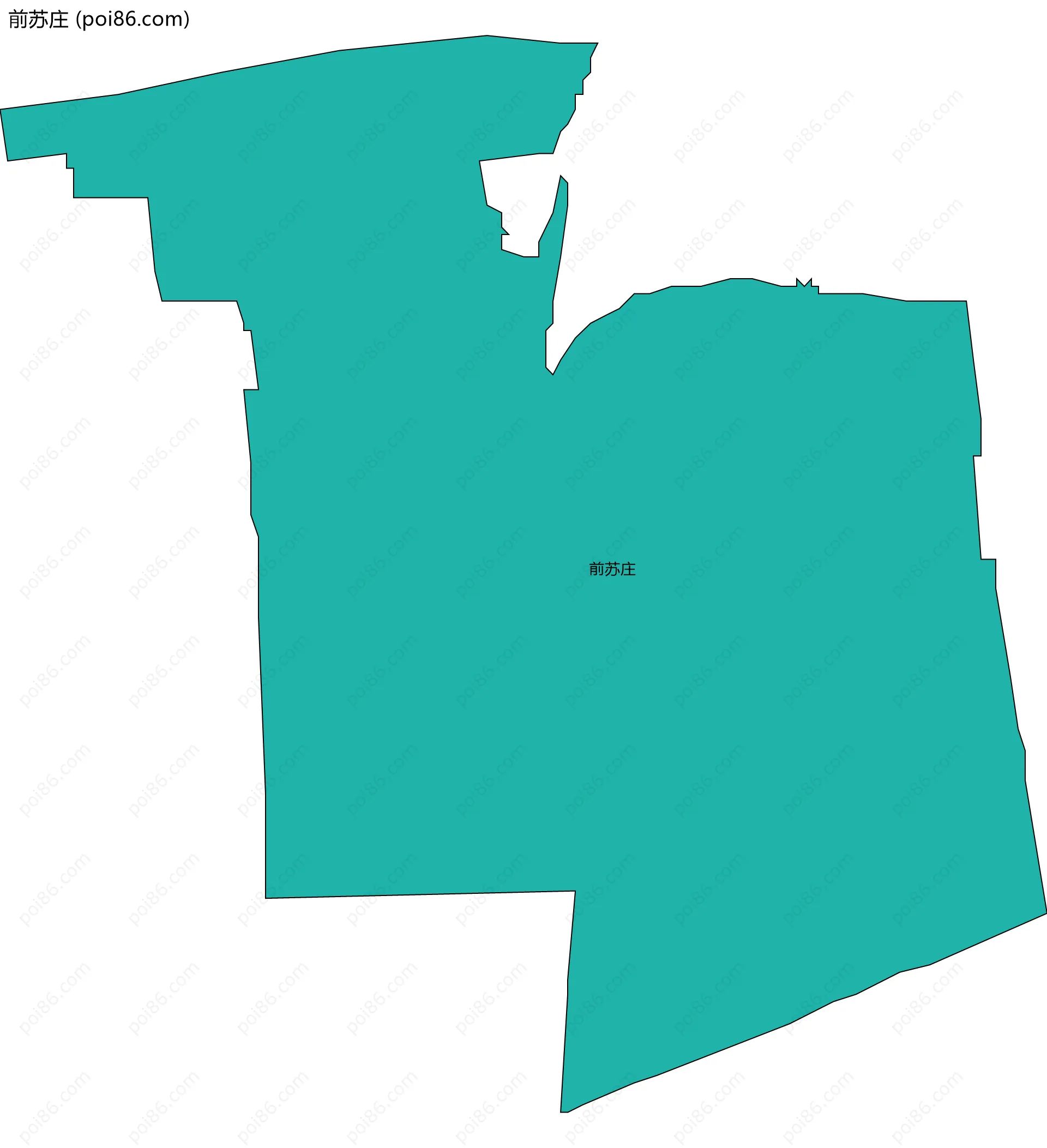 前苏庄边界地图