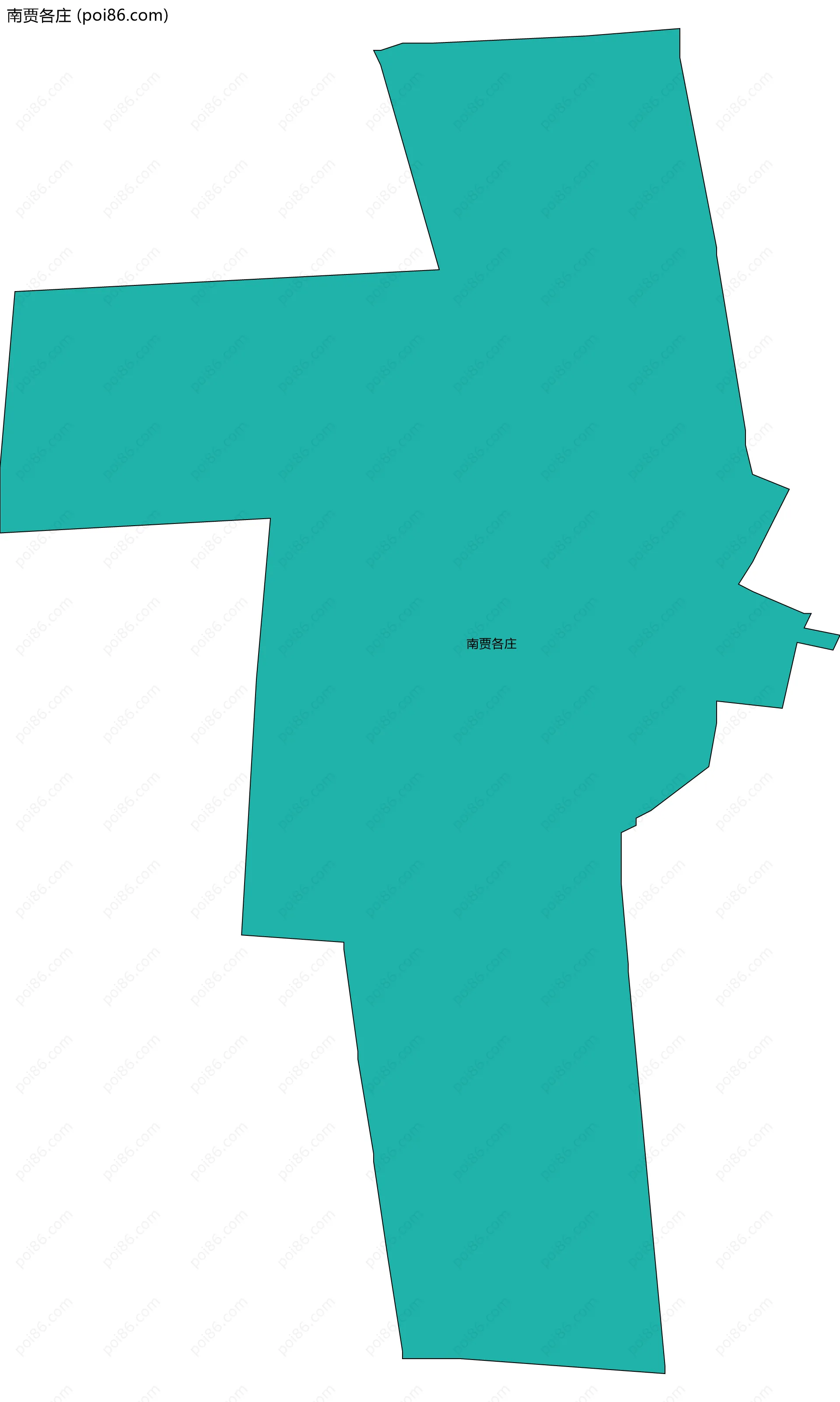 南贾各庄边界地图