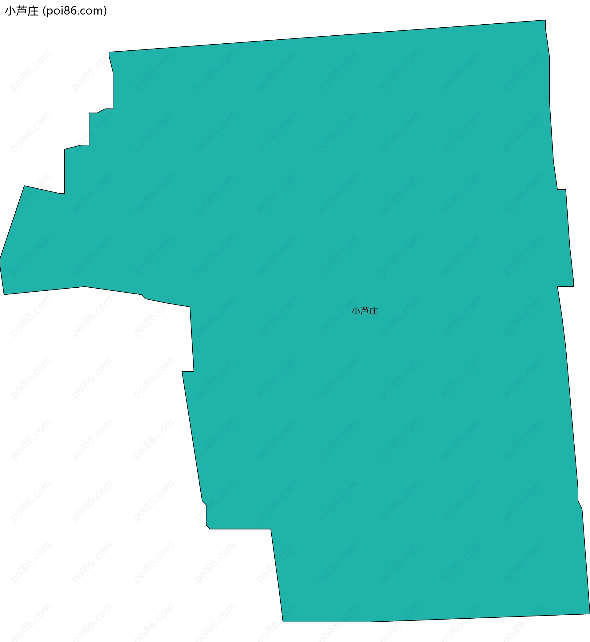 小芦庄边界地图