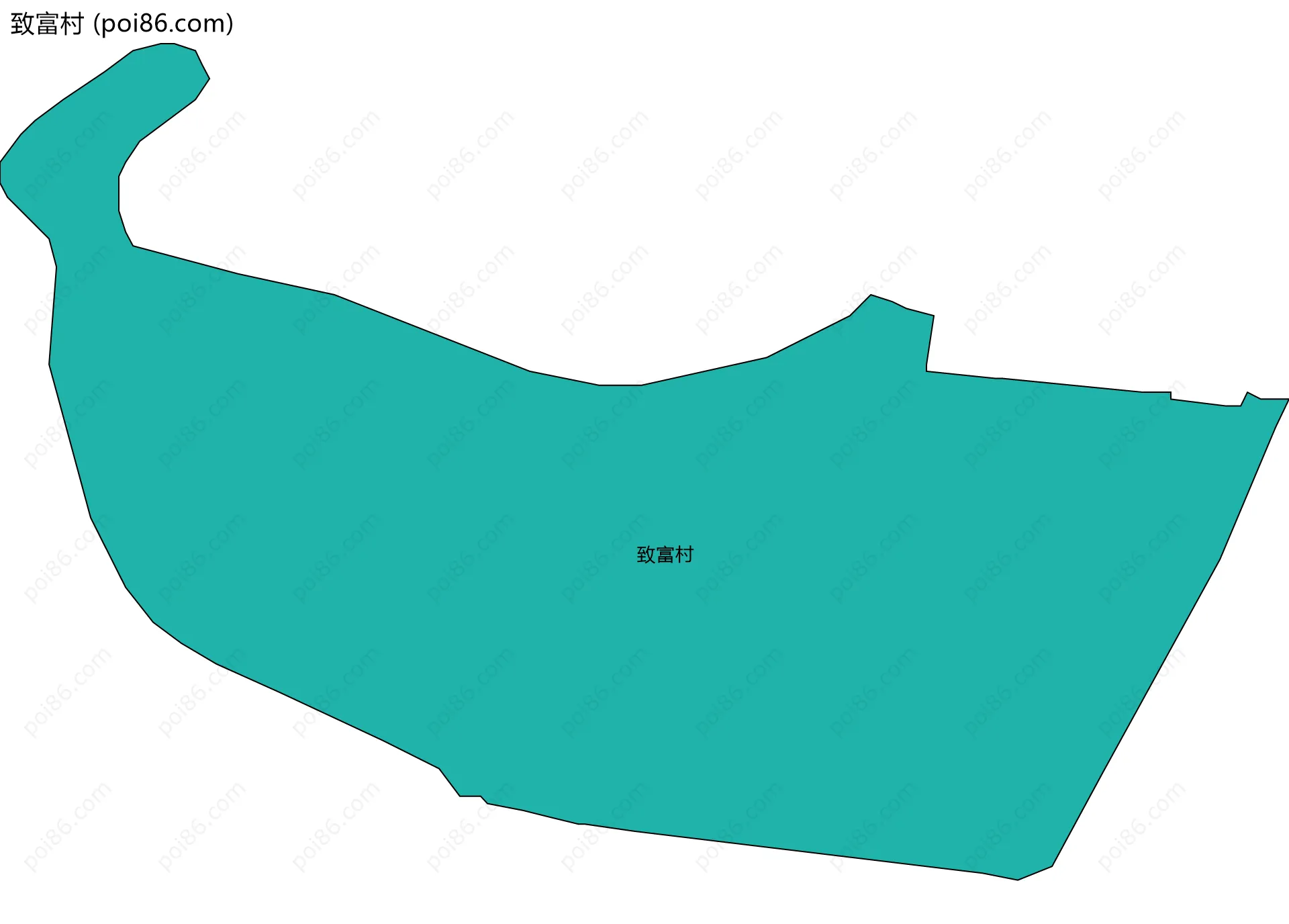 致富村边界地图