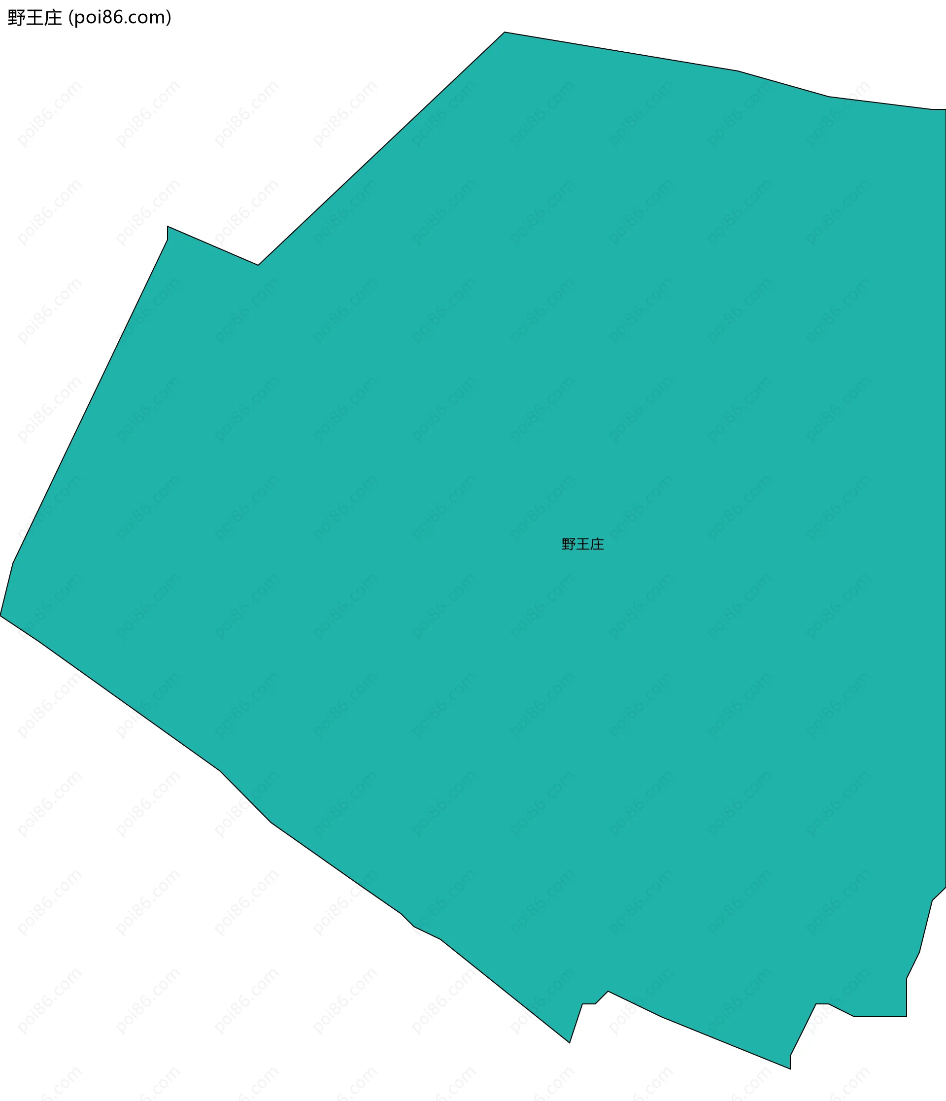 野王庄边界地图