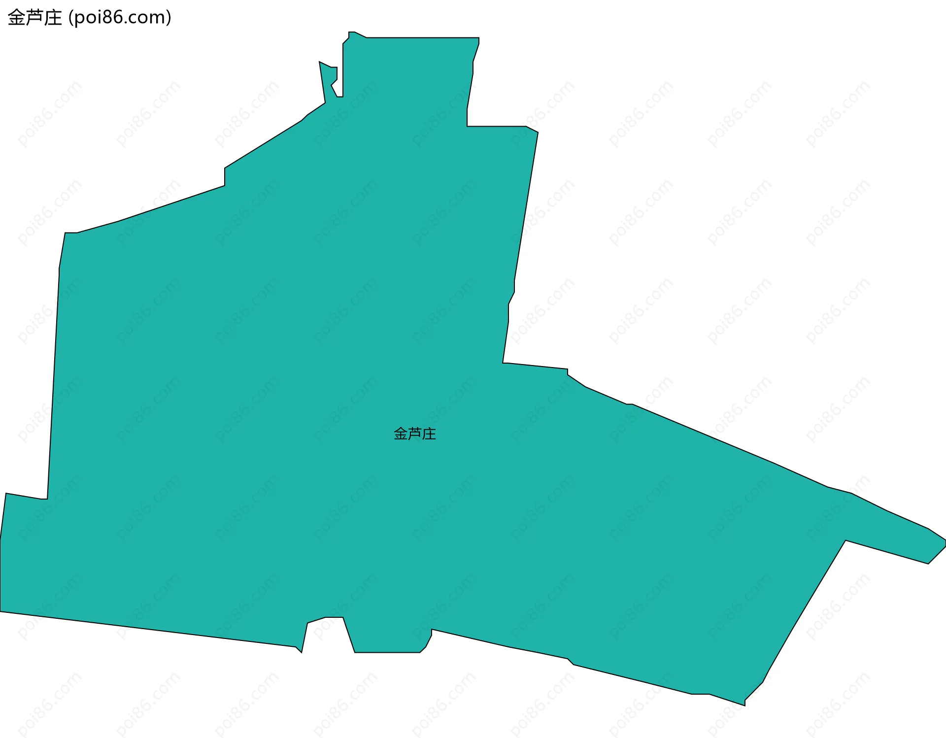 金芦庄边界地图