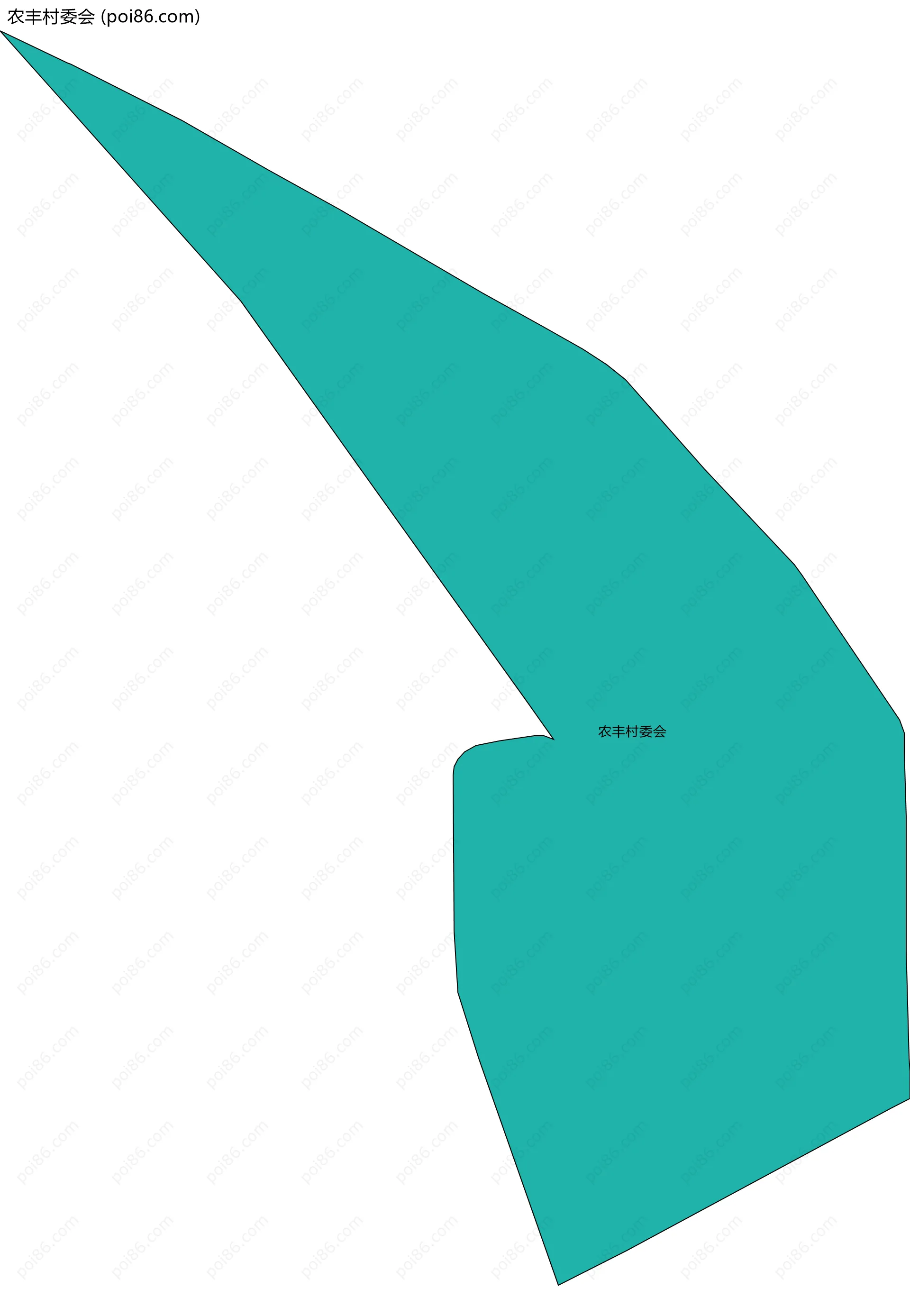 农丰村委会边界地图