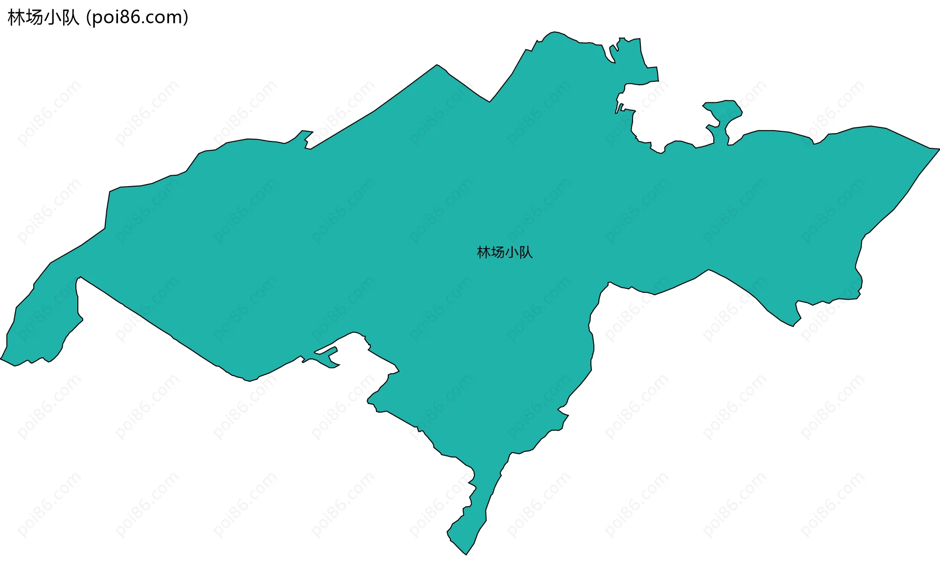 林场小队边界地图