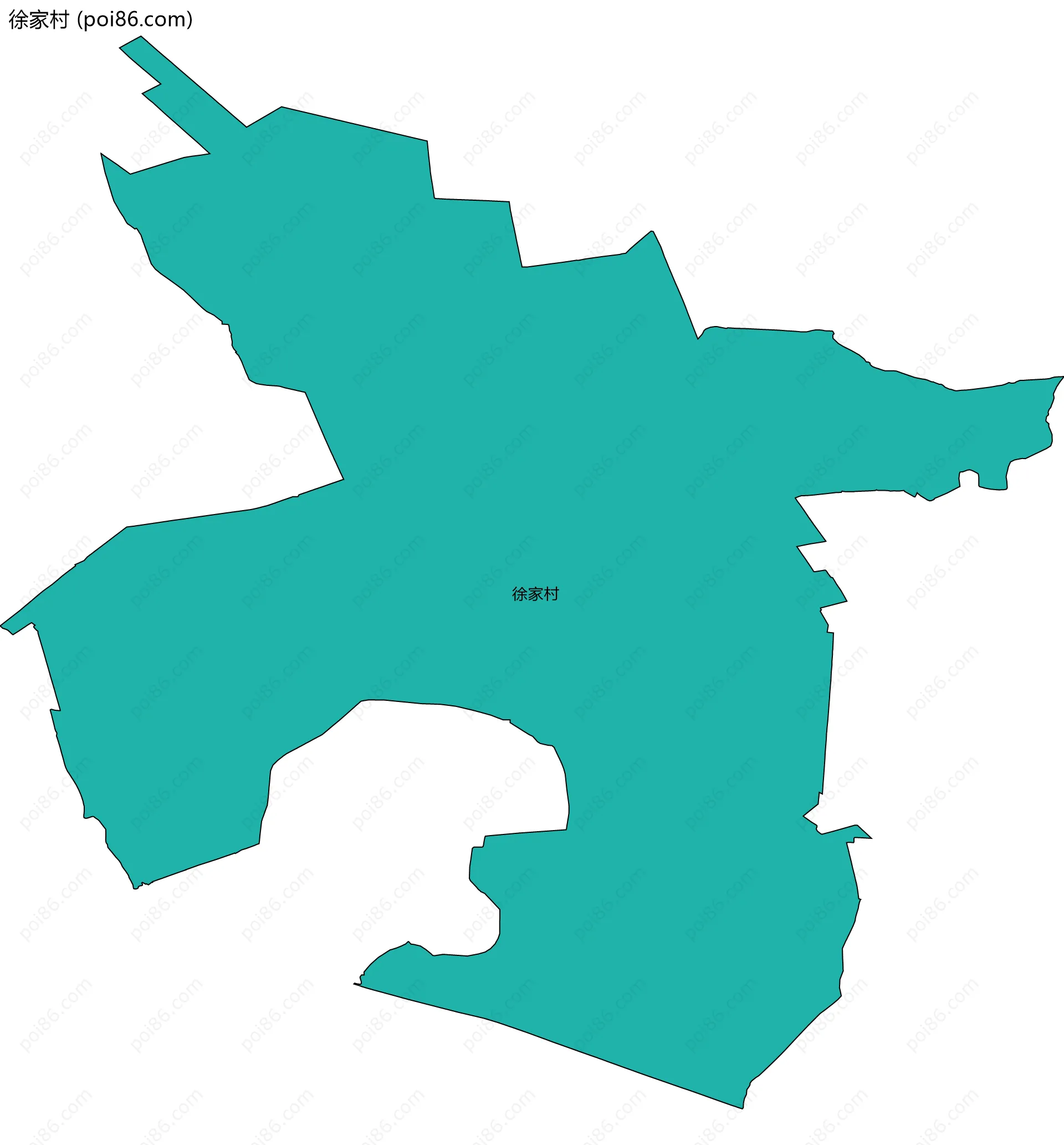 徐家村边界地图