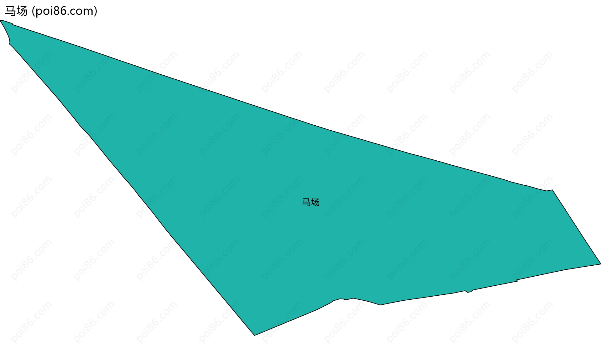 马场边界地图