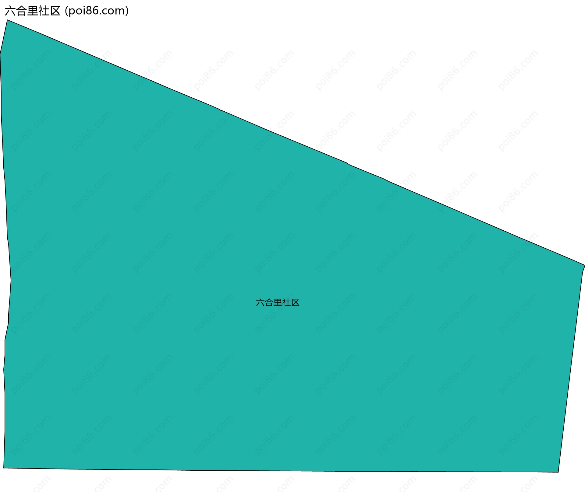 六合里社区边界地图