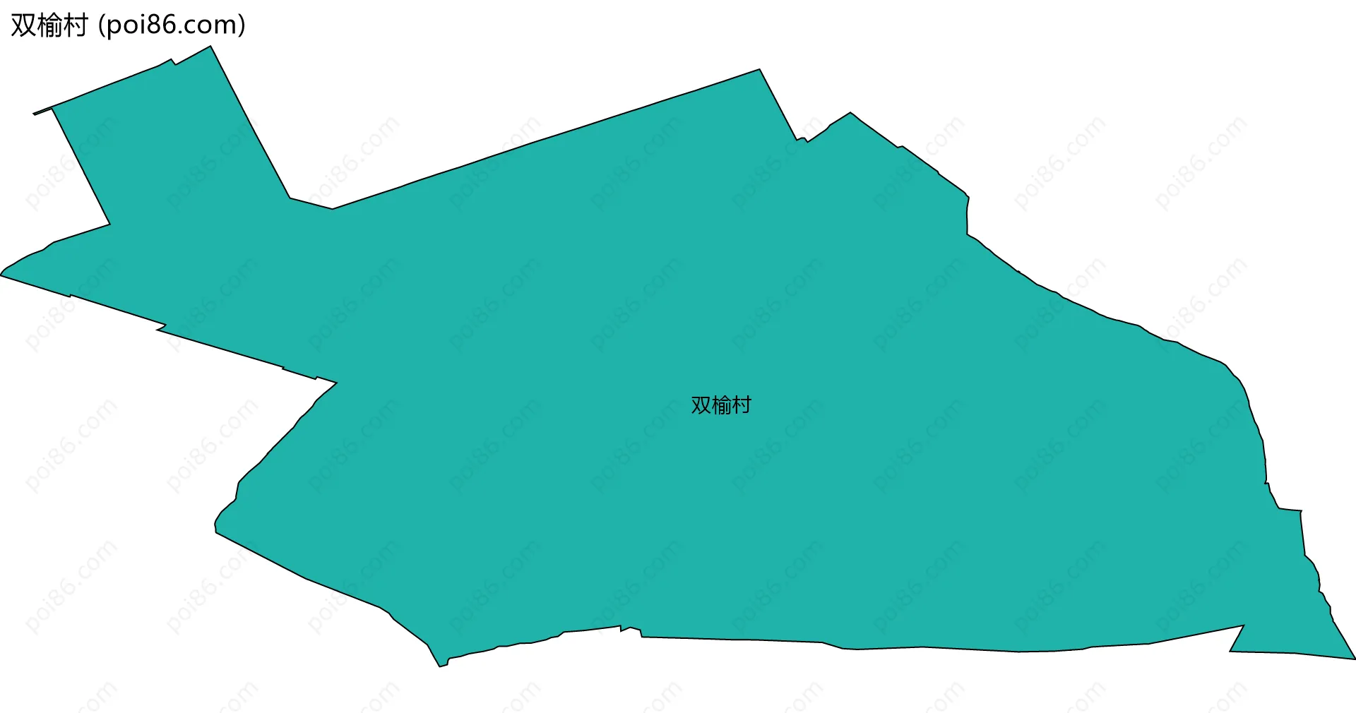 双榆村边界地图