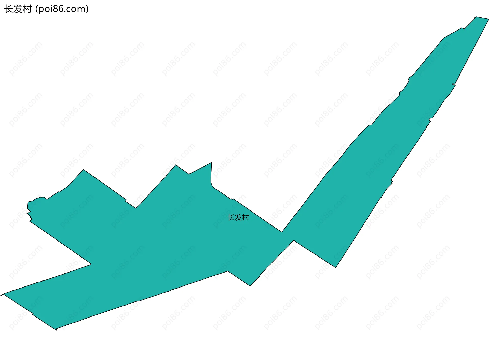 长发村边界地图