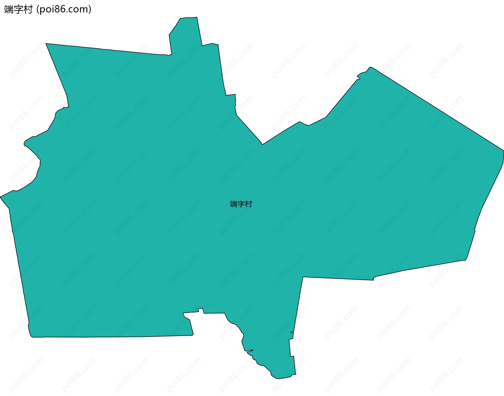 端字村边界地图