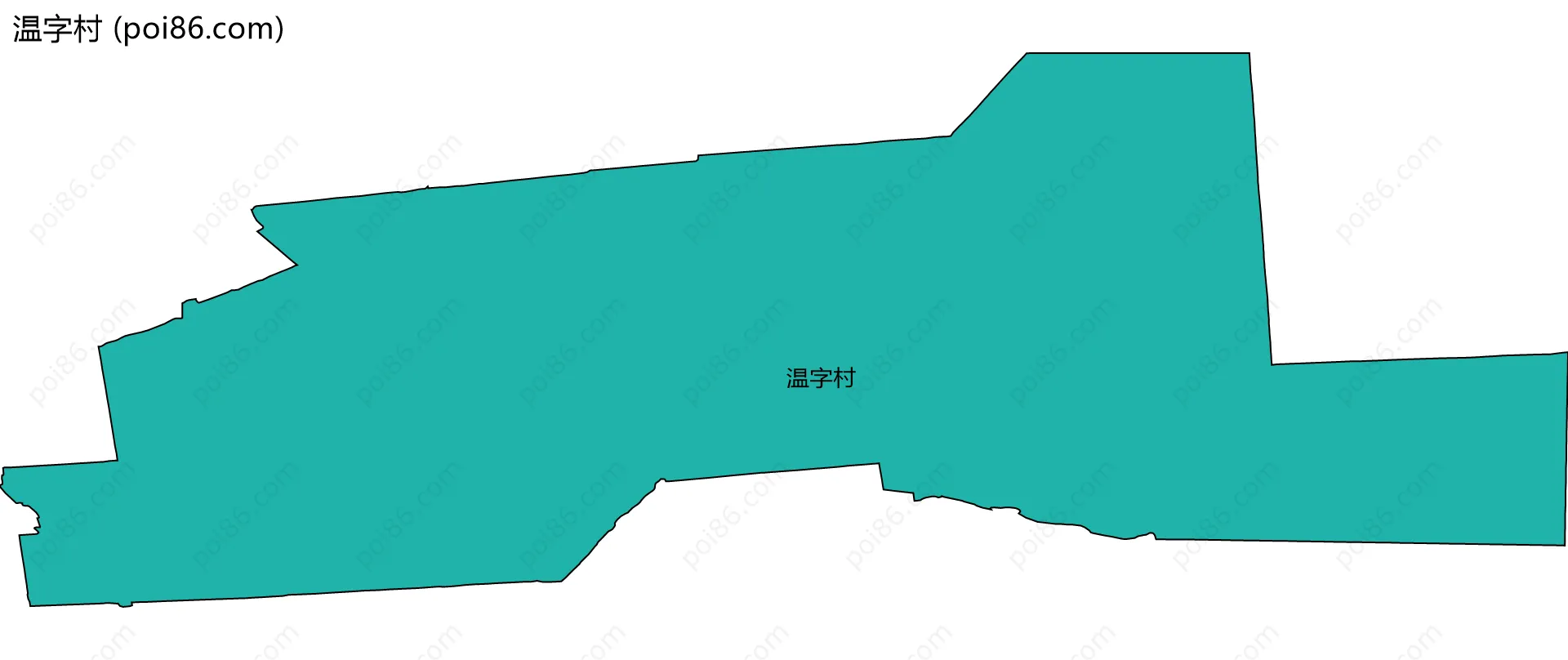 温字村边界地图