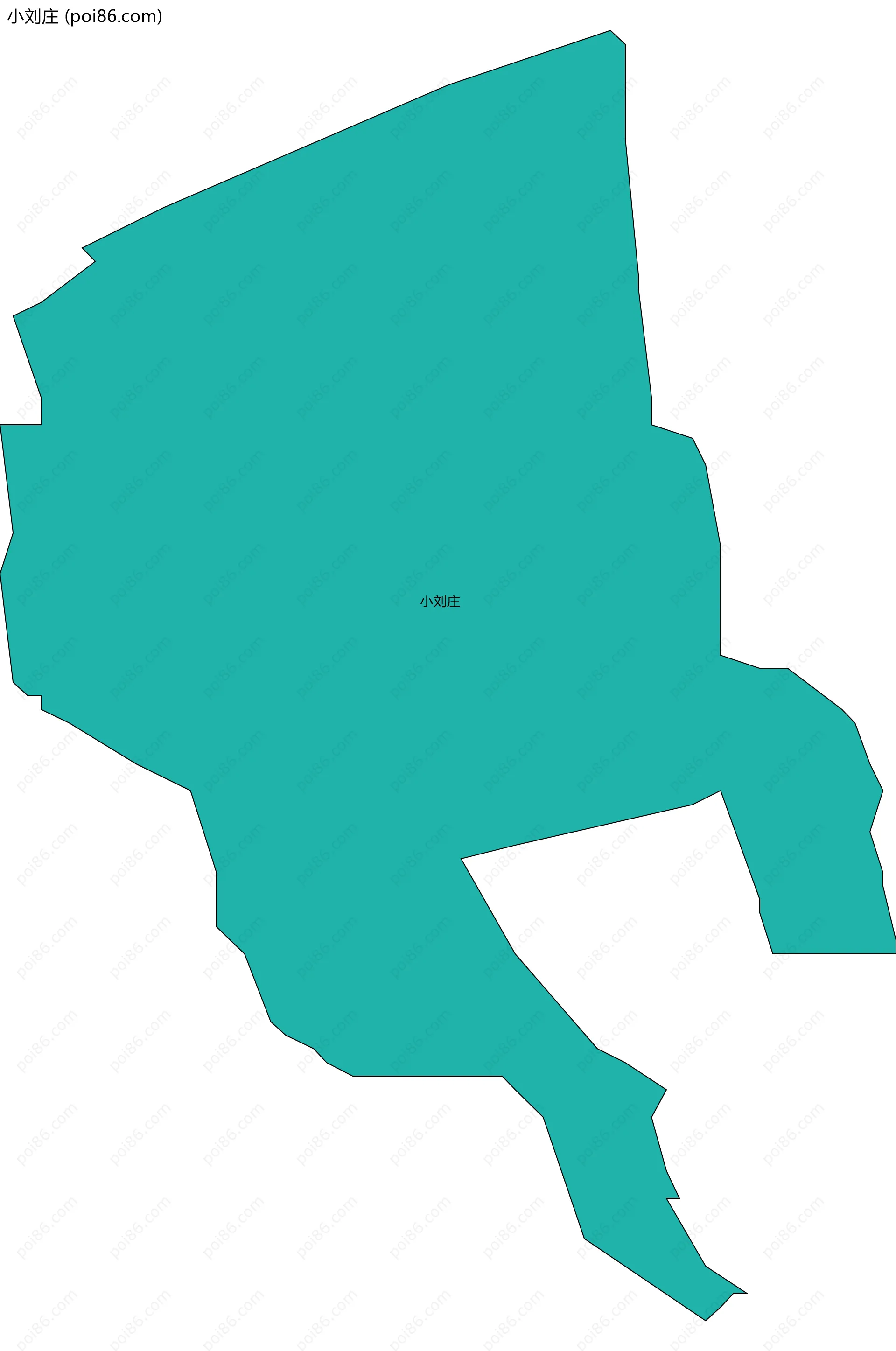 小刘庄边界地图