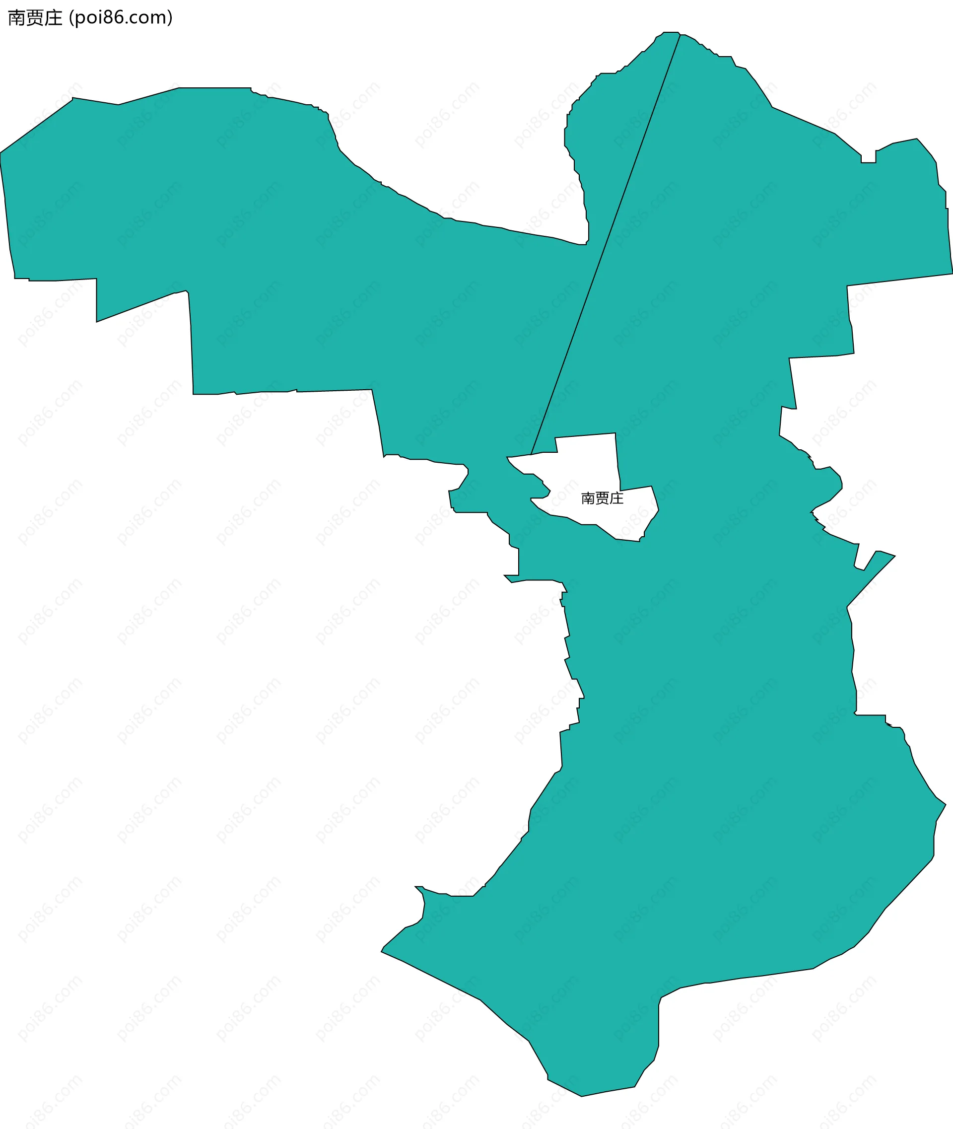 南贾庄边界地图