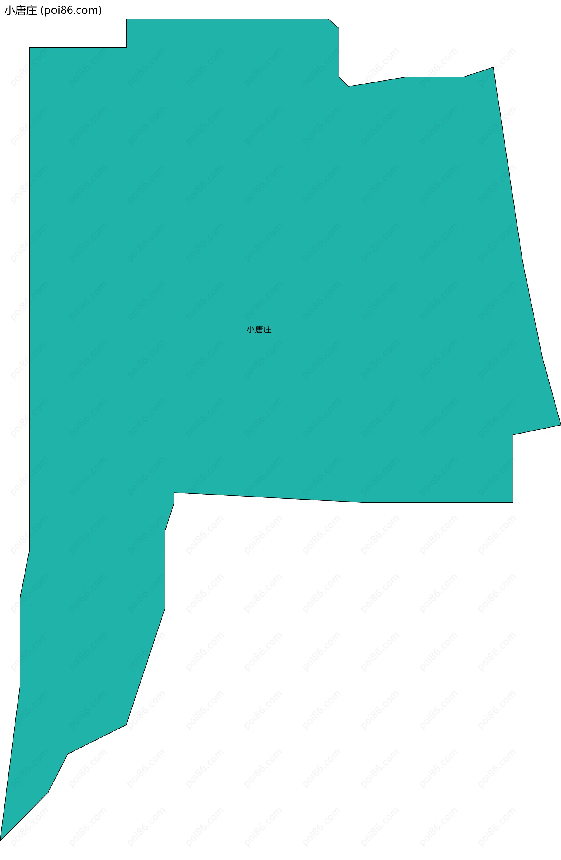 小唐庄边界地图